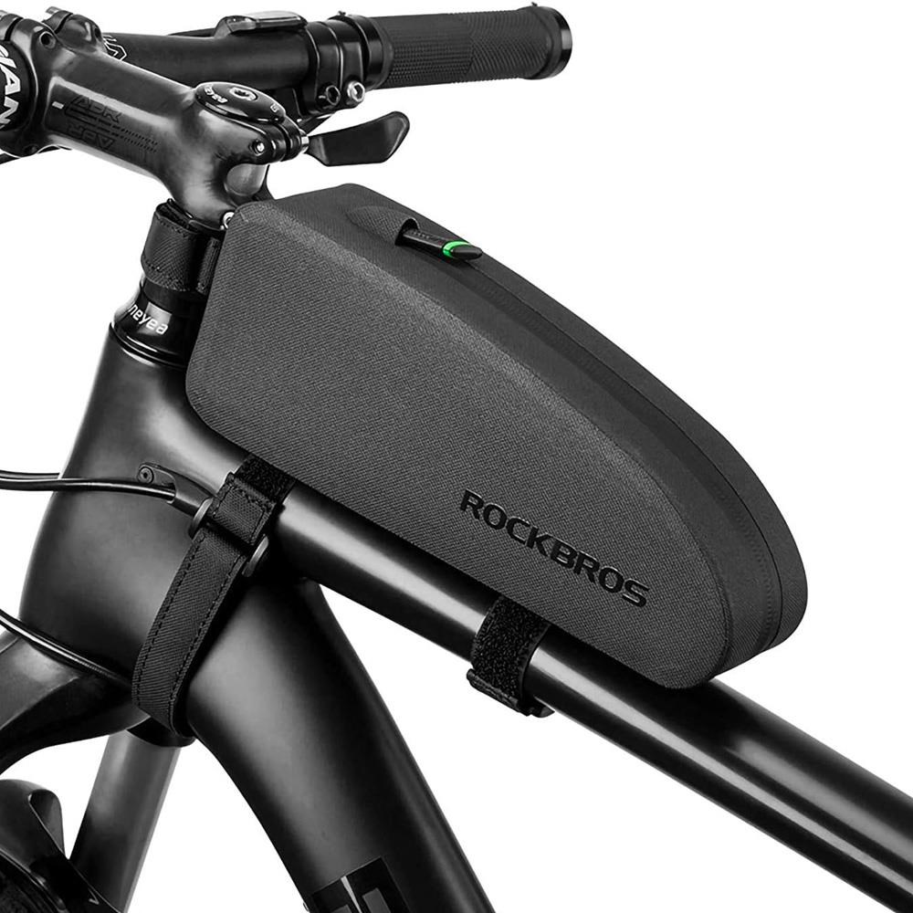 Rockbros AS-019-1 bicycle frame bag waterproof 1.6 l - black Cykeltilbehoer