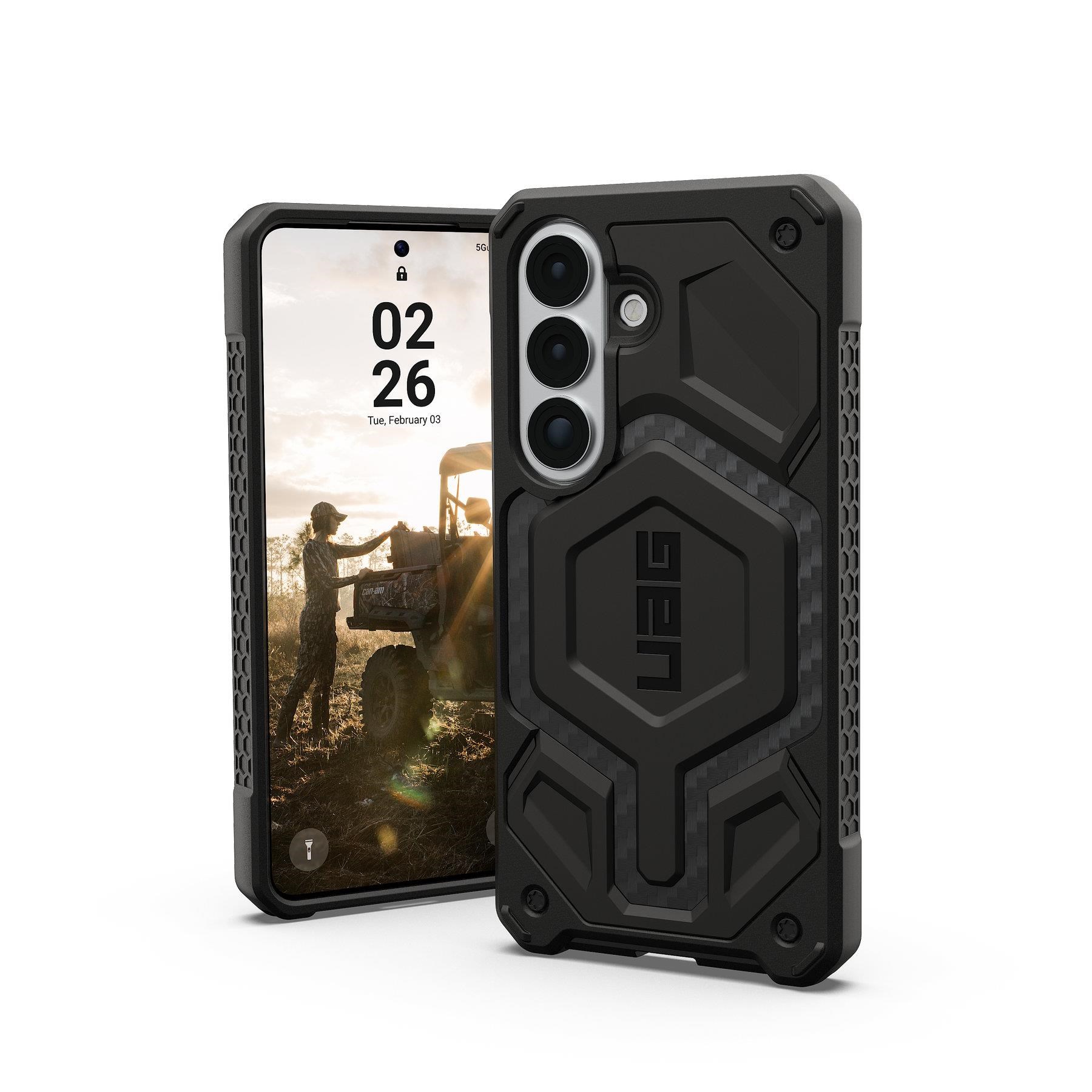 UAG Monarch Pro - Carbon Fiber - Samsung Galaxy S26 Mobilcover 214515114242