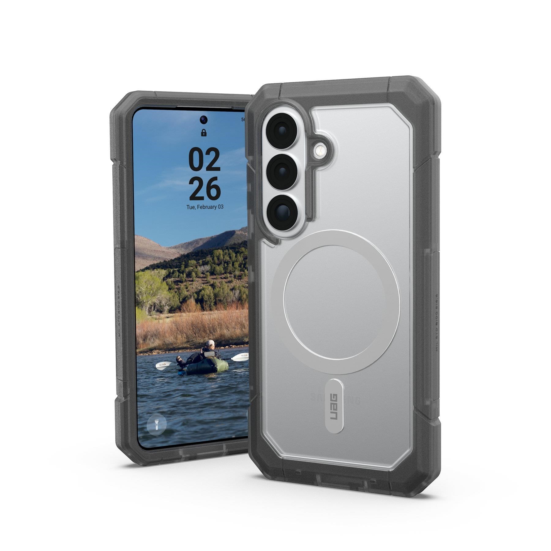 UAG Trooper - Clear/Ash - Samsung Galaxy S26 Mobilcover 214518114G31
