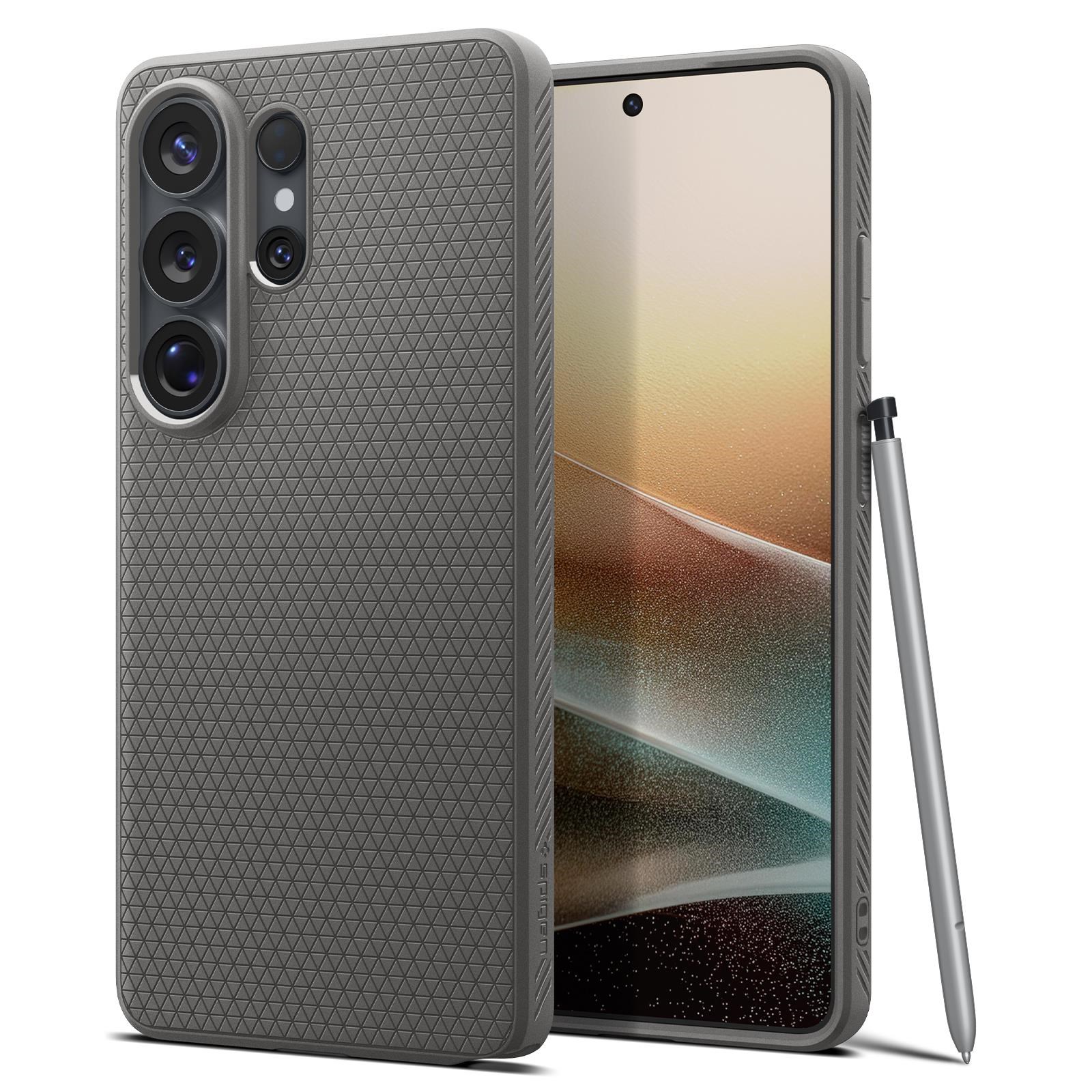 Spigen Liquid Air - marble gray - Samsung Galaxy S26 Ultra Mobilcover ACS11205
