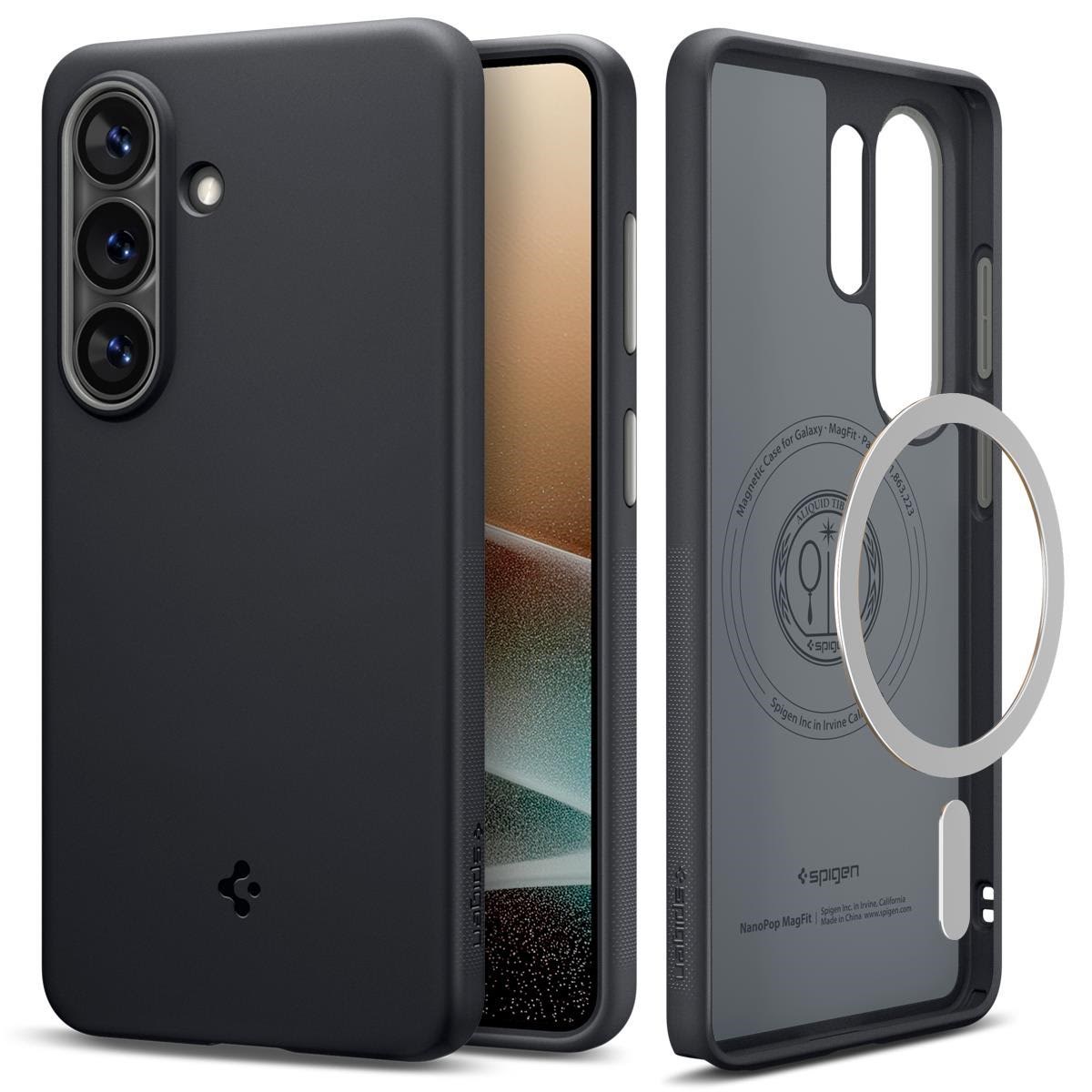 Spigen Nano Pop MagSafe - black sesame - Samsung Galaxy S26 Ultra Mobilcover ACS11038