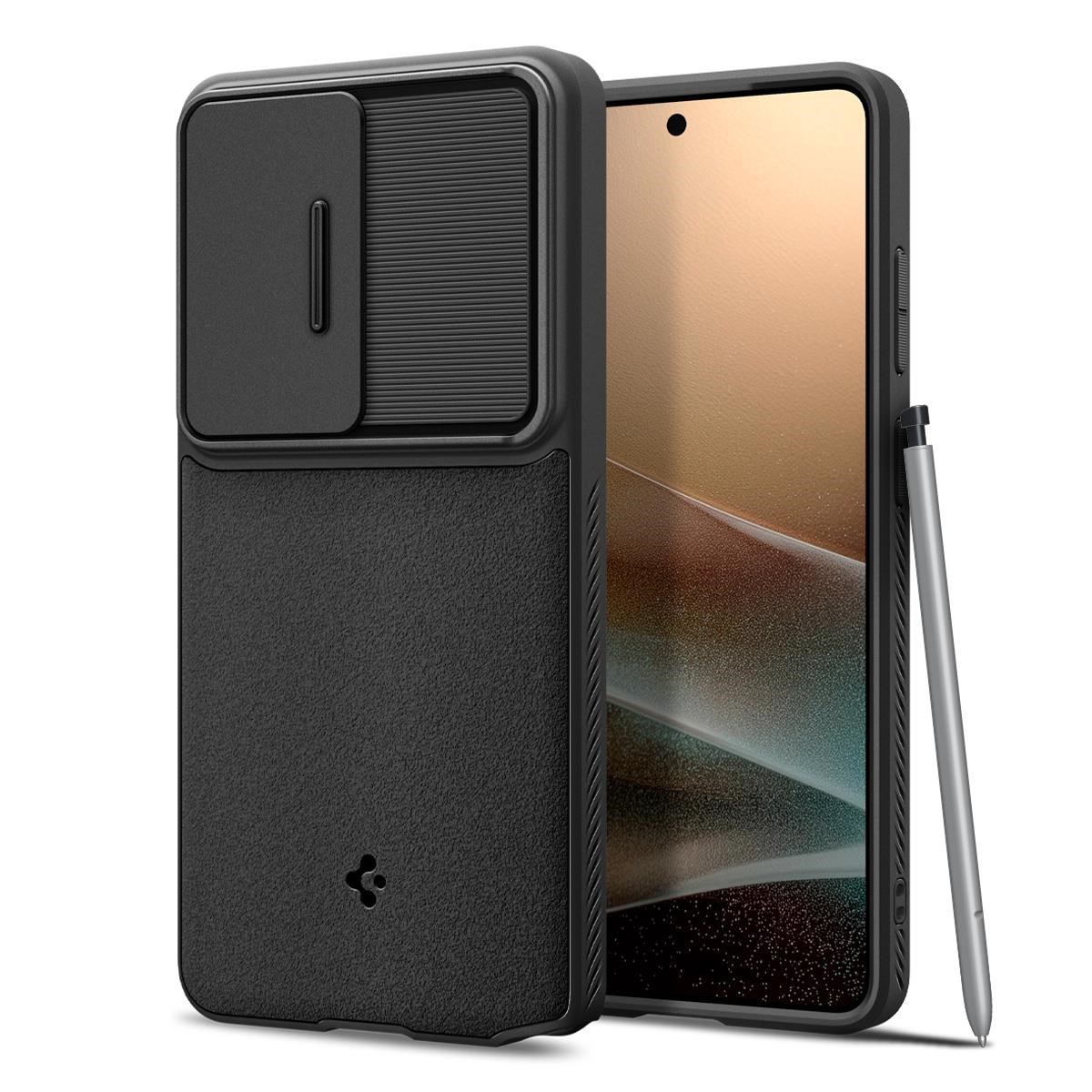 Spigen Optik Armor - black - Samsung Galaxy S26 Ultra Mobilcover ACS10687