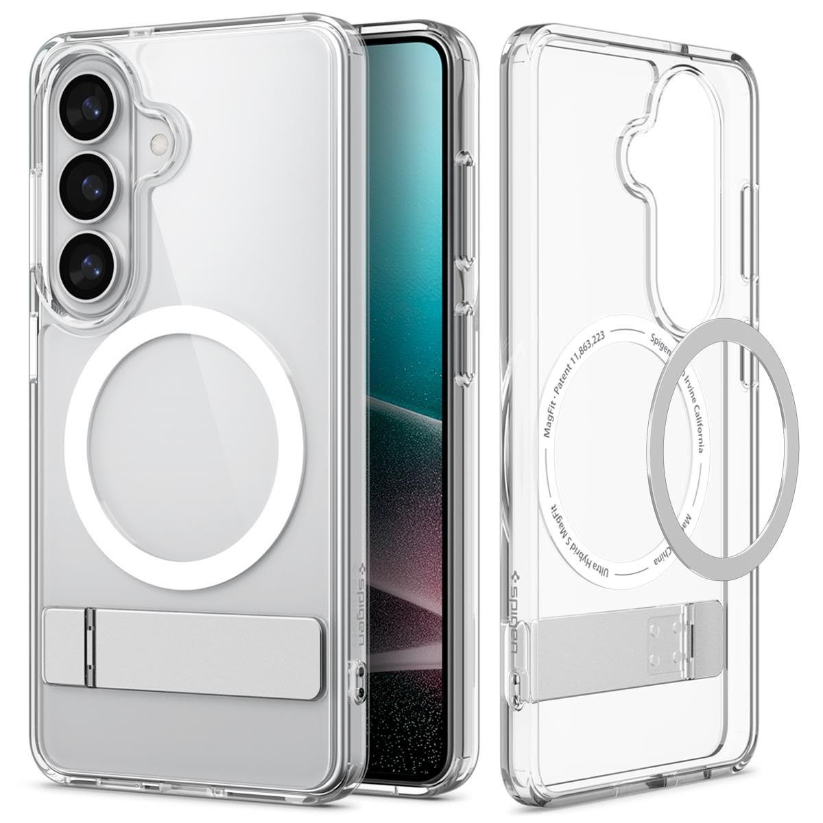 Spigen Ultra Hybrid S MagSafe - clear white - Samsung Galaxy S26 Mobilcover ACS11061