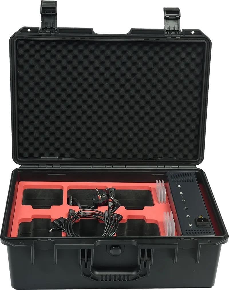Algam Lighting Transportkuffert med ladestation til 6 EVENT PAR 44 QUAD IP