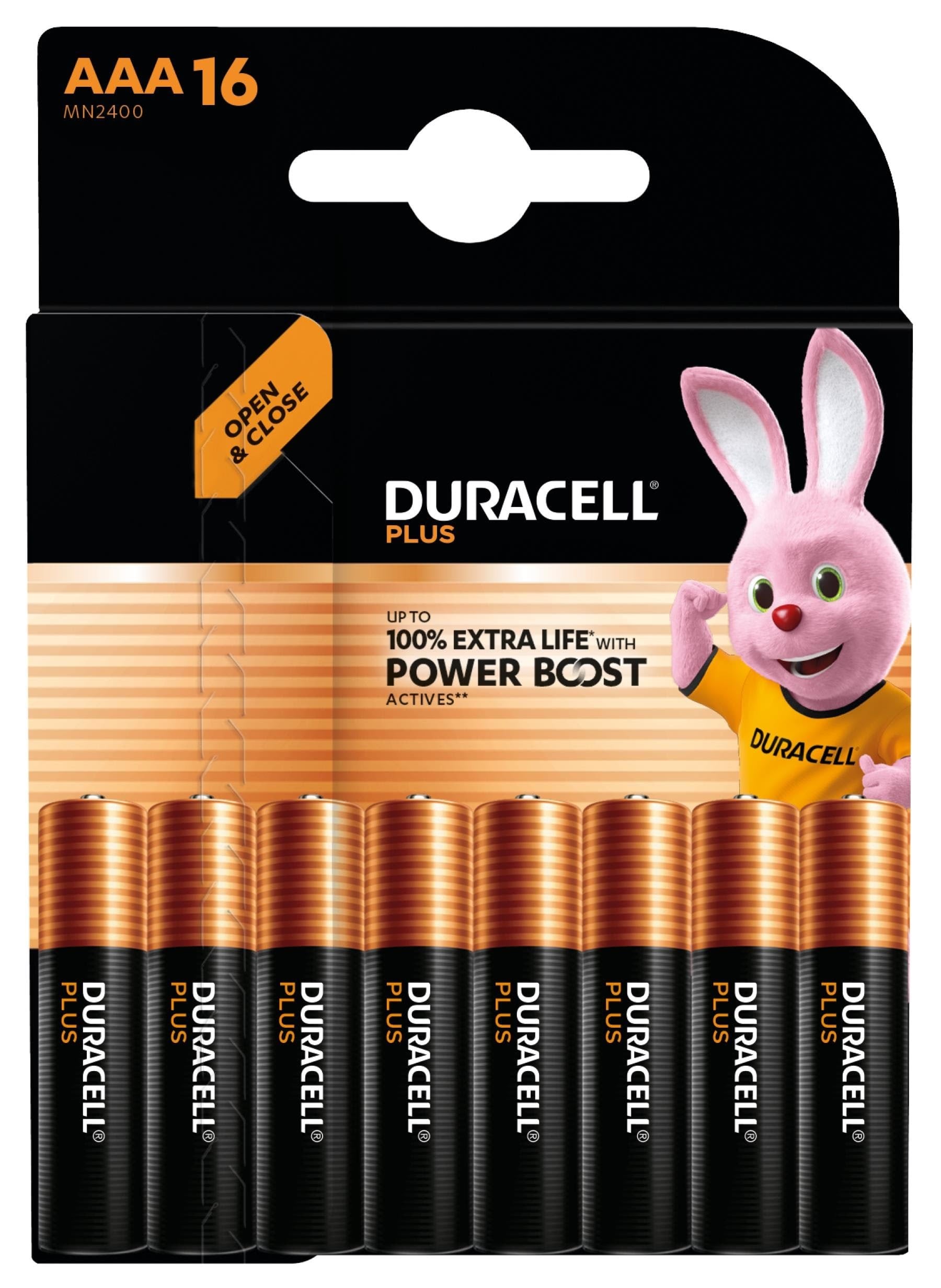 DURACELL Plus AAA (16-Pack) Batteri 151262