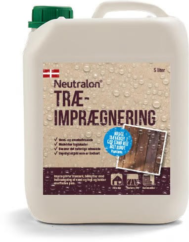 Neutralon Træimprægnering - 5 liter Rengøring 18231