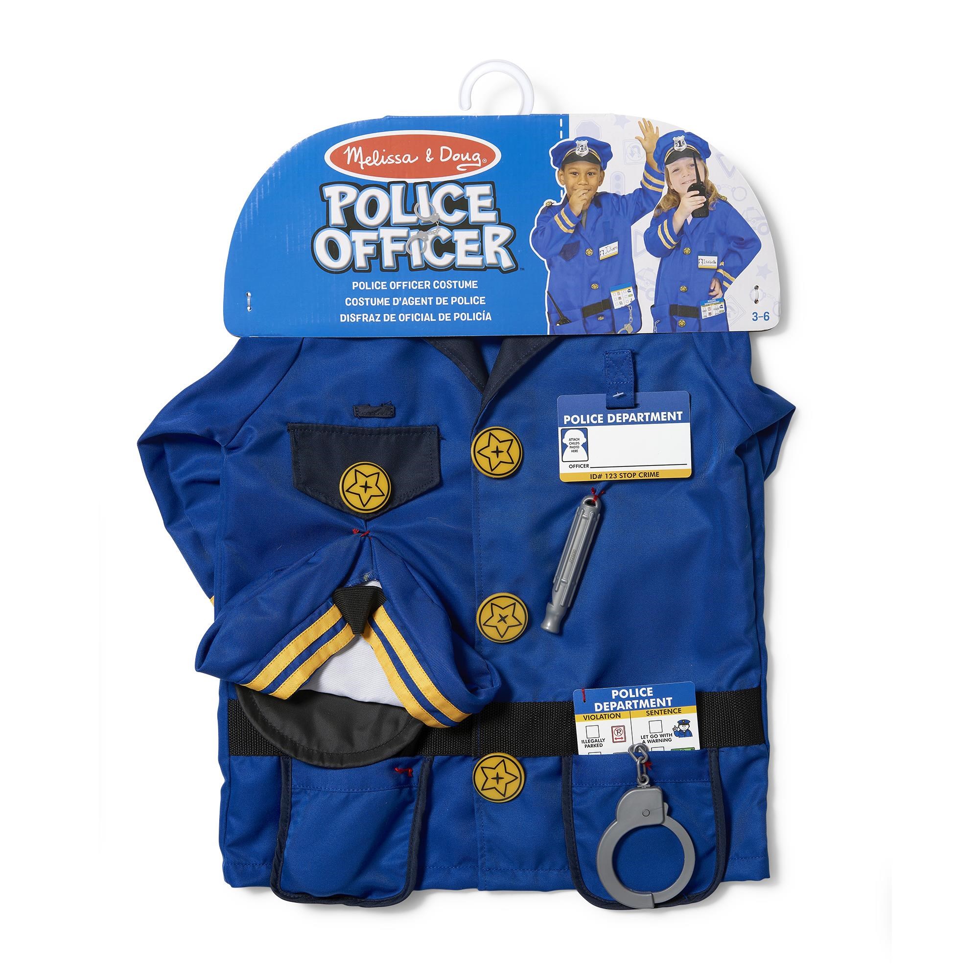 Melissa & Doug Role Play Costume Set Police Officer Legetøj 6075144