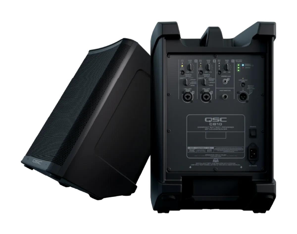 QSC CB10 - 10" Bluetooth 2-vejs PA-højttaler - batteridrevet - 220W RMS