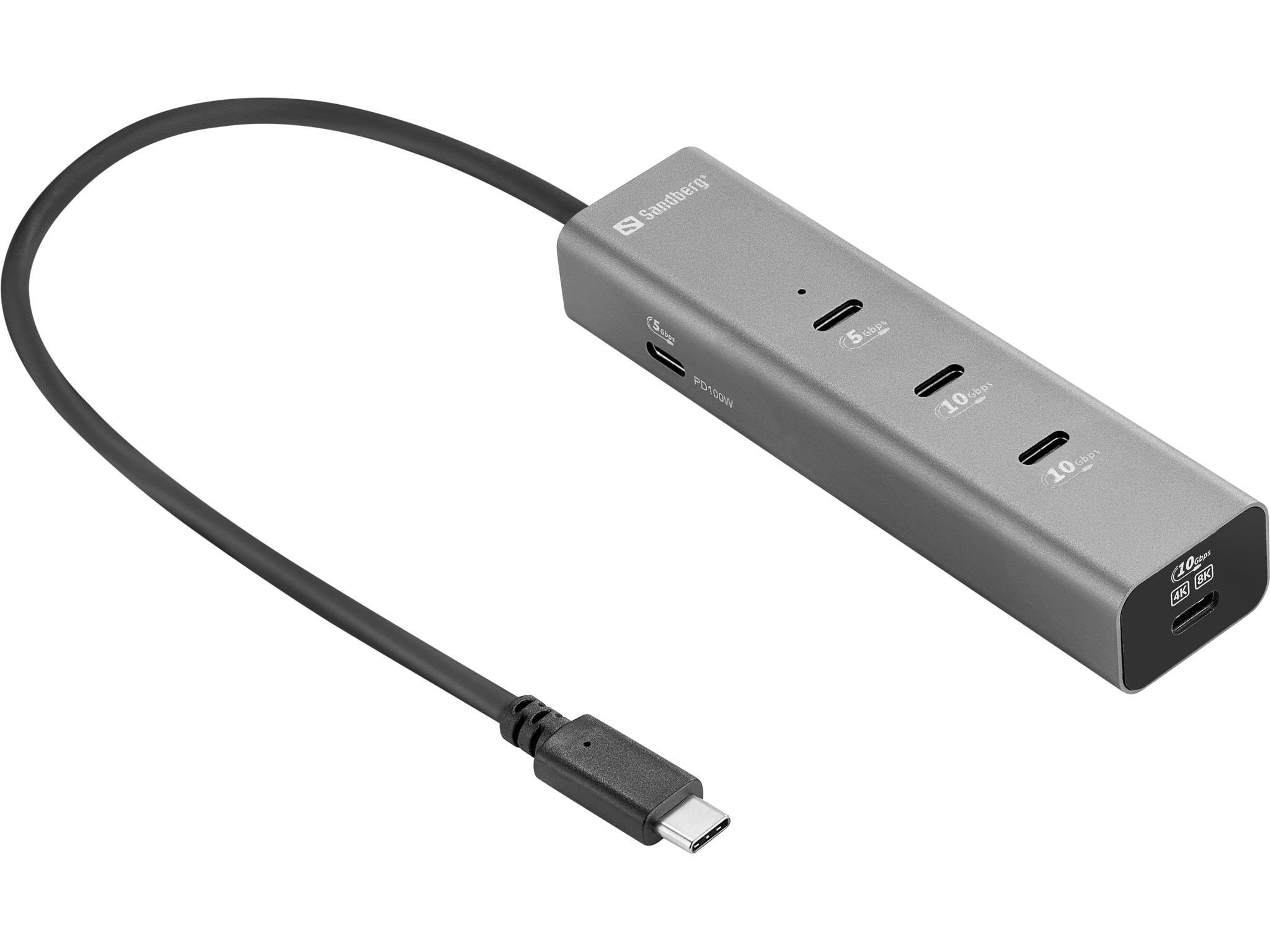 Sandberg USB-C 5-in-1 MediaDock Docking Station 136-78