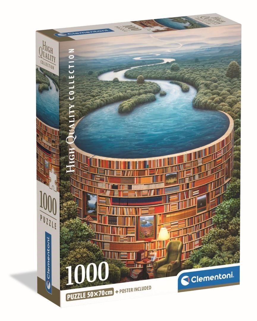 Clementoni 1000 pcs. CB High Quality Collection Bibliodame Puslespil 39949