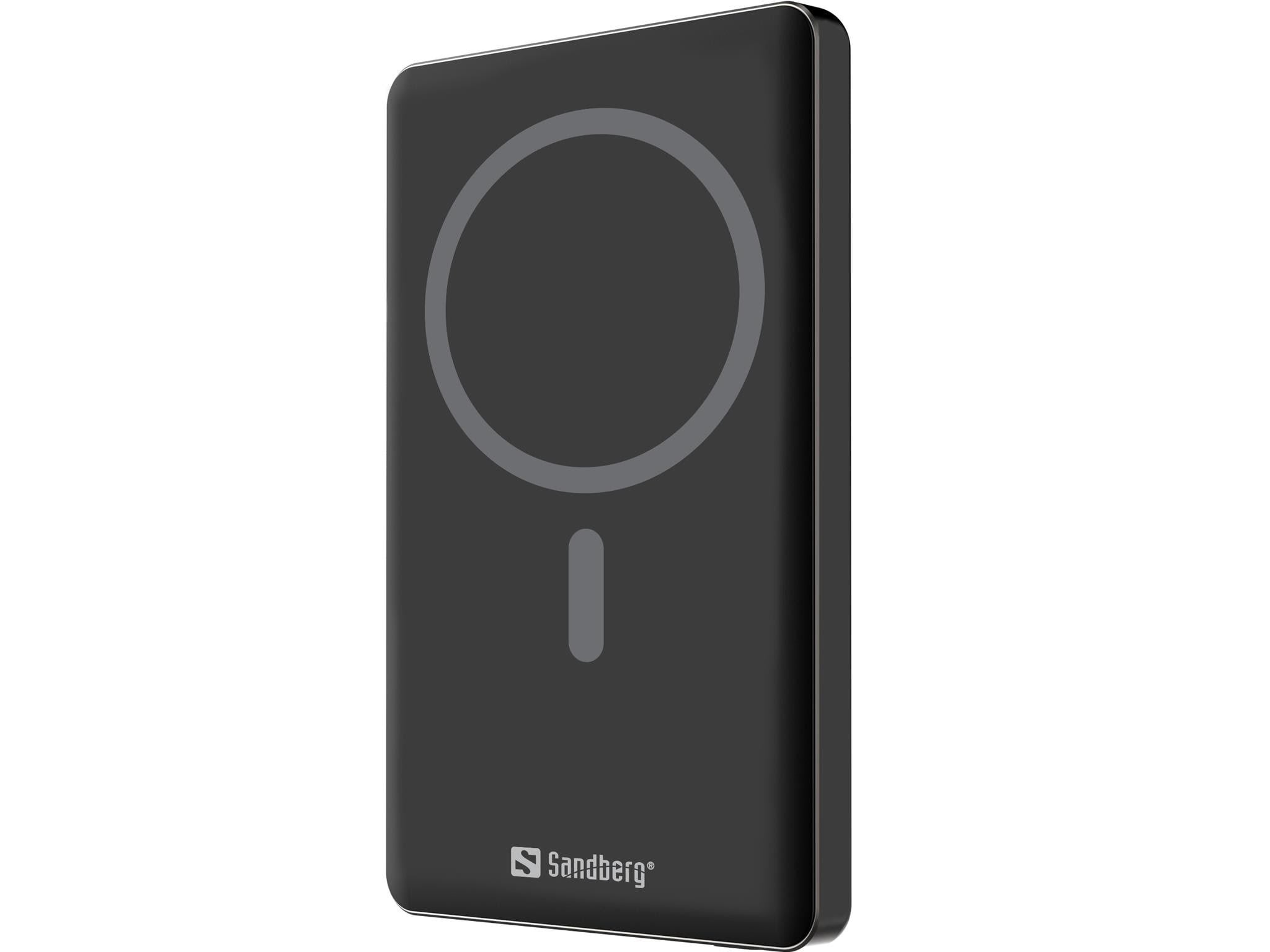Sandberg Magnet Powerbank 5000 Saver - 5 Ah Powerbank Sort 320-96