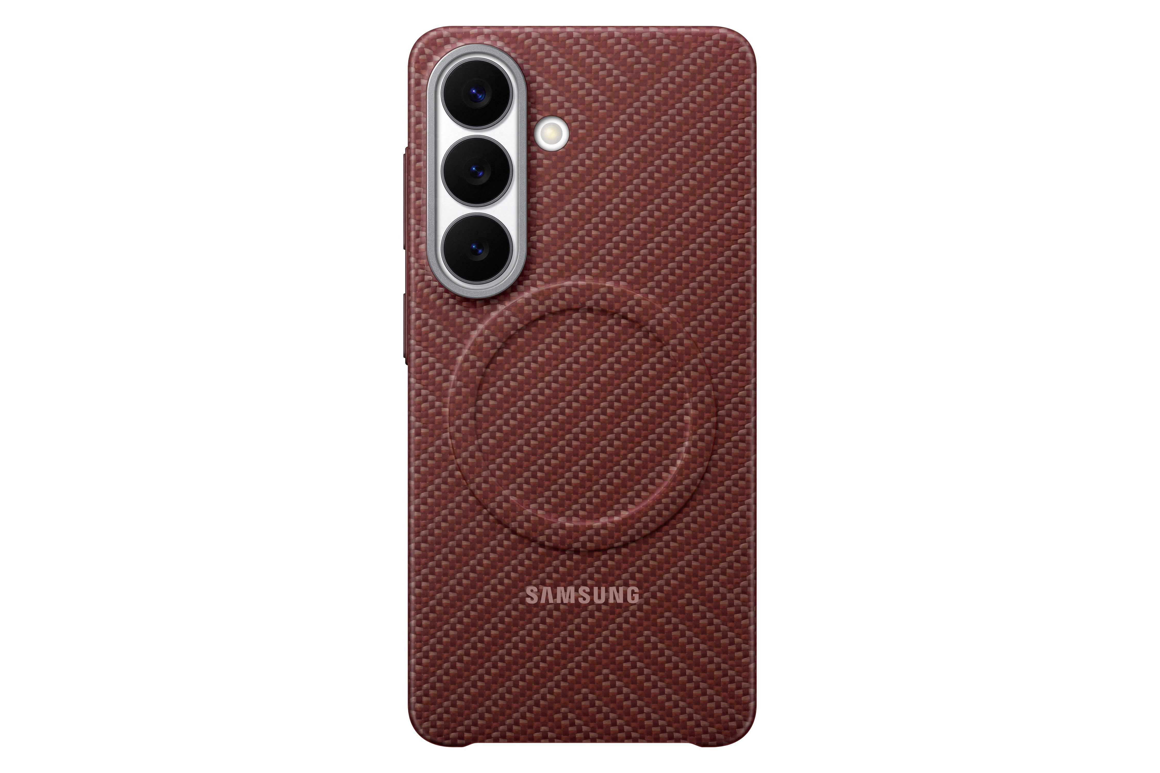 Samsung Galaxy S26 Carbon Magnet Case - Coralred Mobilcover EF-KS942SREGWW