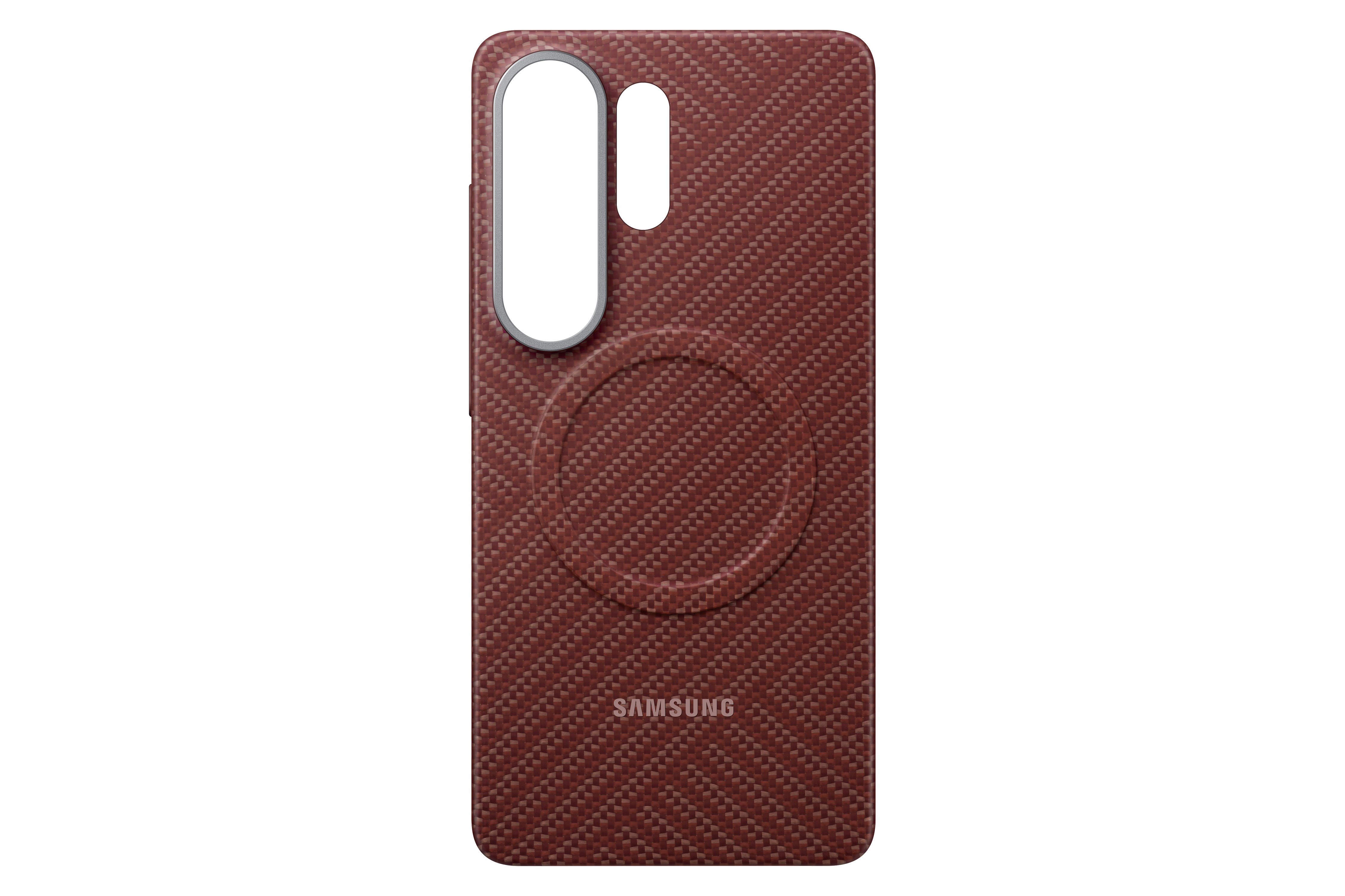 Samsung Galaxy S26 Ultra Carbon Magnet Case - Coralred Mobilcover EF-KS948SREGWW