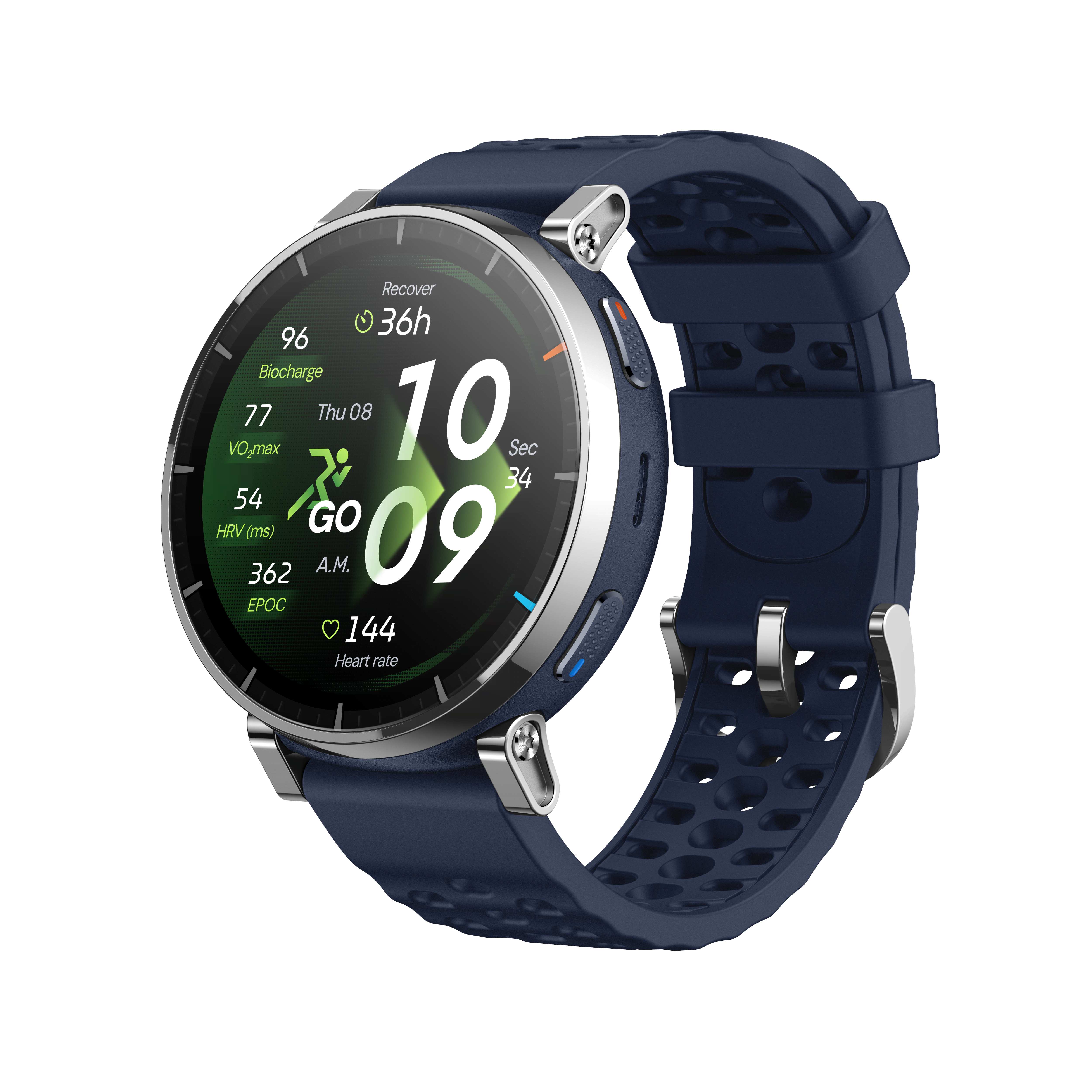 Amazfit Active 3 Premium 45mm - Atlas Blue Smartwatch Blå W2558GL2N