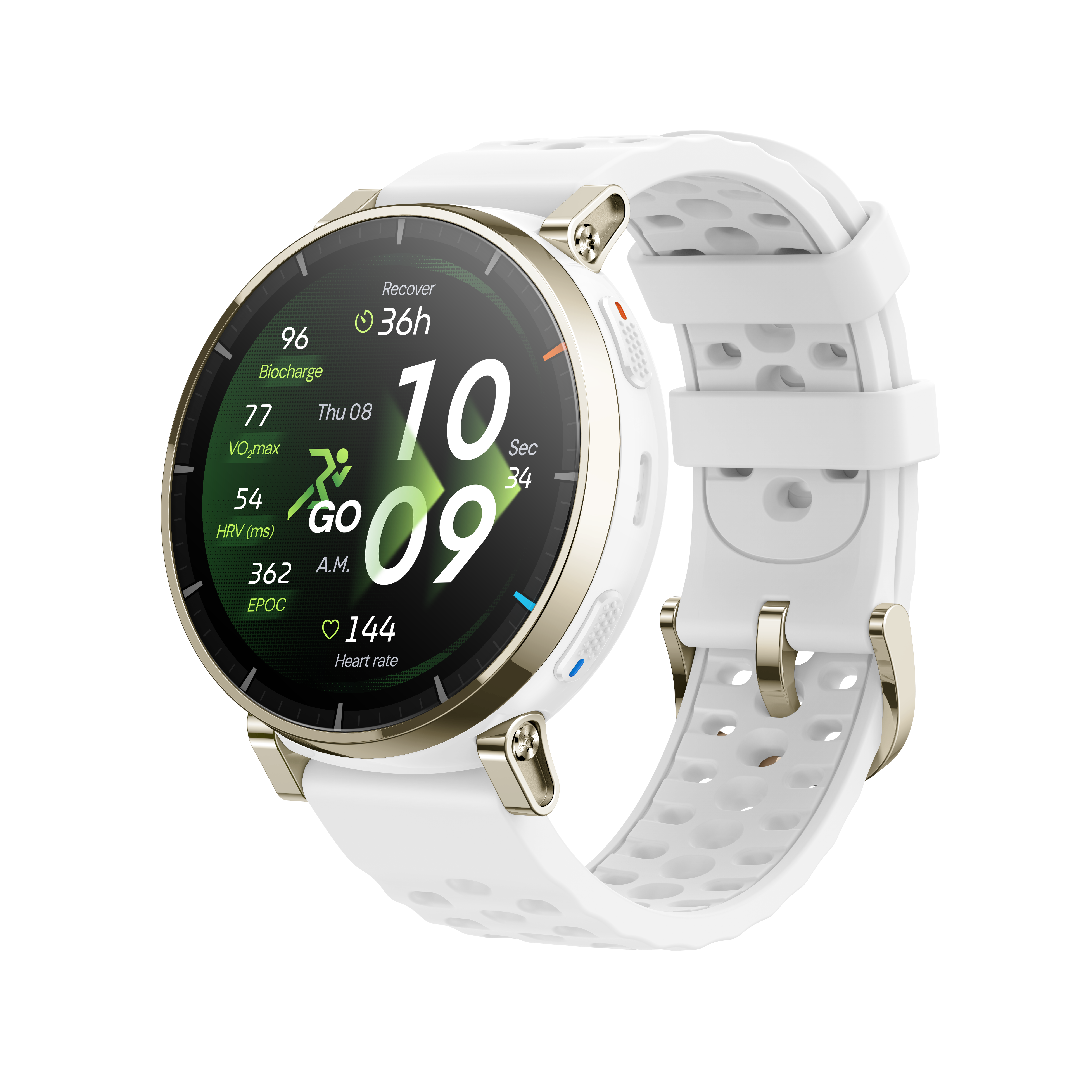 Amazfit Active 3 Premium 45mm - æro White Smartwatch Hvid W2558GL3N