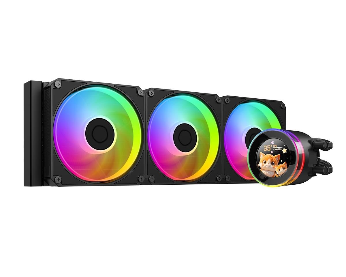 ID-Cooling SL360 V2 BLACK - CPU Vandkøling - Max 30 dBA Cpu Køler Sort