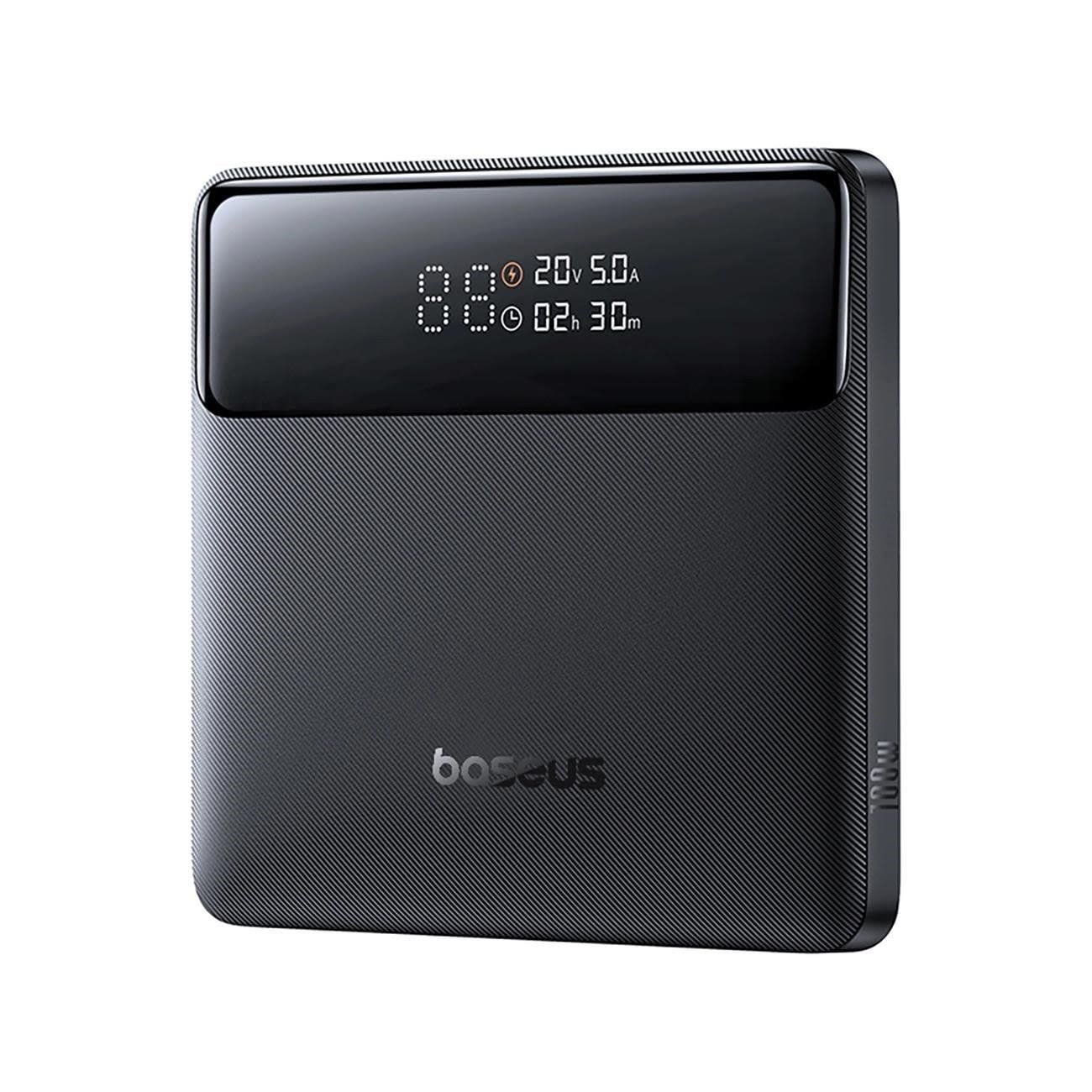 Baseus Blade H1 100W Powerbank with Display - Black - 20000 mAh Powerbank Sort P10021604123-00