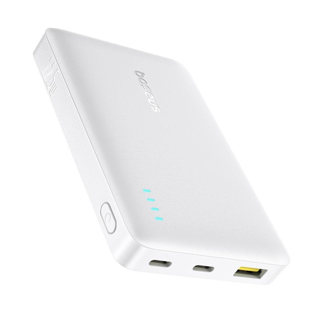 Baseus EnerFill FP21 Power Bank 10000mAh 22.5W USB-A - USB-C - White - 10000 mAh Powerbank Hvid P1008210D213-00