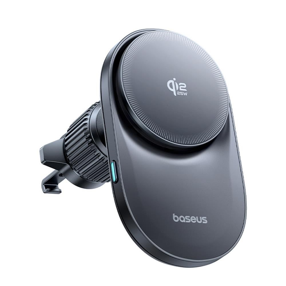 Baseus PrimeTrip VC2 Pro Magnetic Holder with Qi2.2 Charger and Air Vent Fan - Black