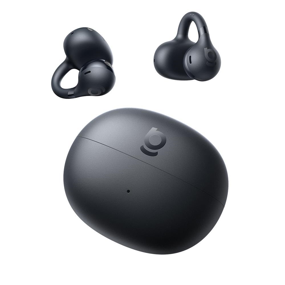 Baseus OWS Bass BC1 Earphones with Clip - Black Hovedtelefoner Og Headset Sort A0102400