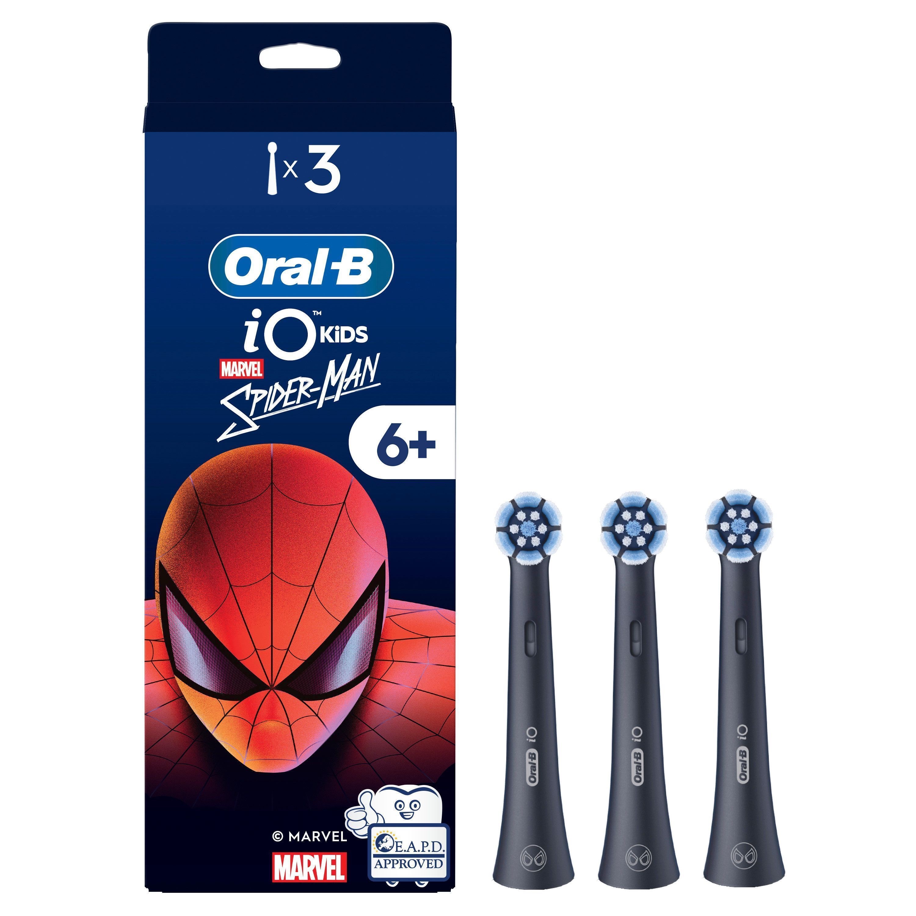 Oral-B Tandbørstehoveder iO Gentle Care Spiderman Refills - 3 pcs El Tandbørste 8700216930666