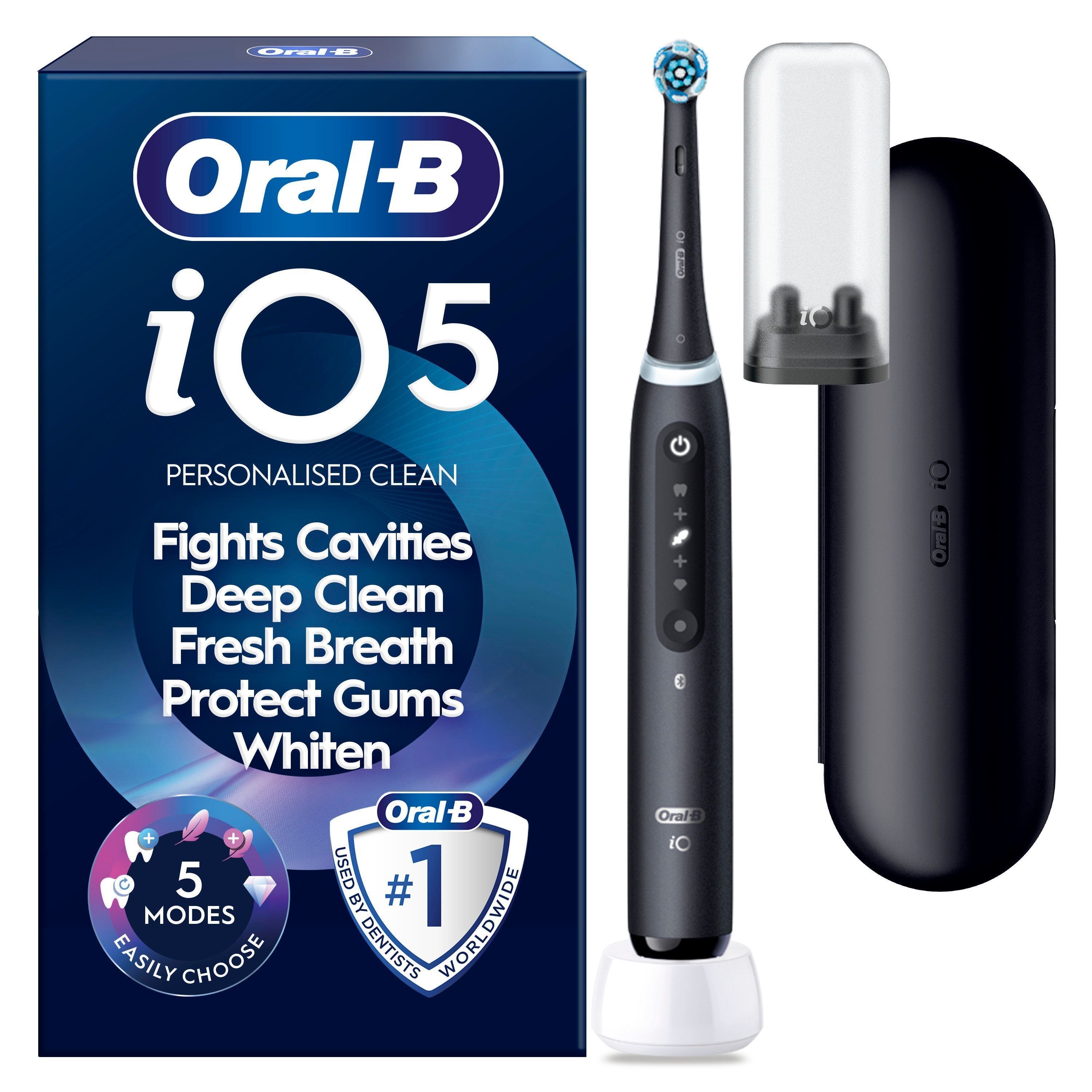 Oral-B Eltandbørste iO5 Matt Black El Tandbørste 8006530067713