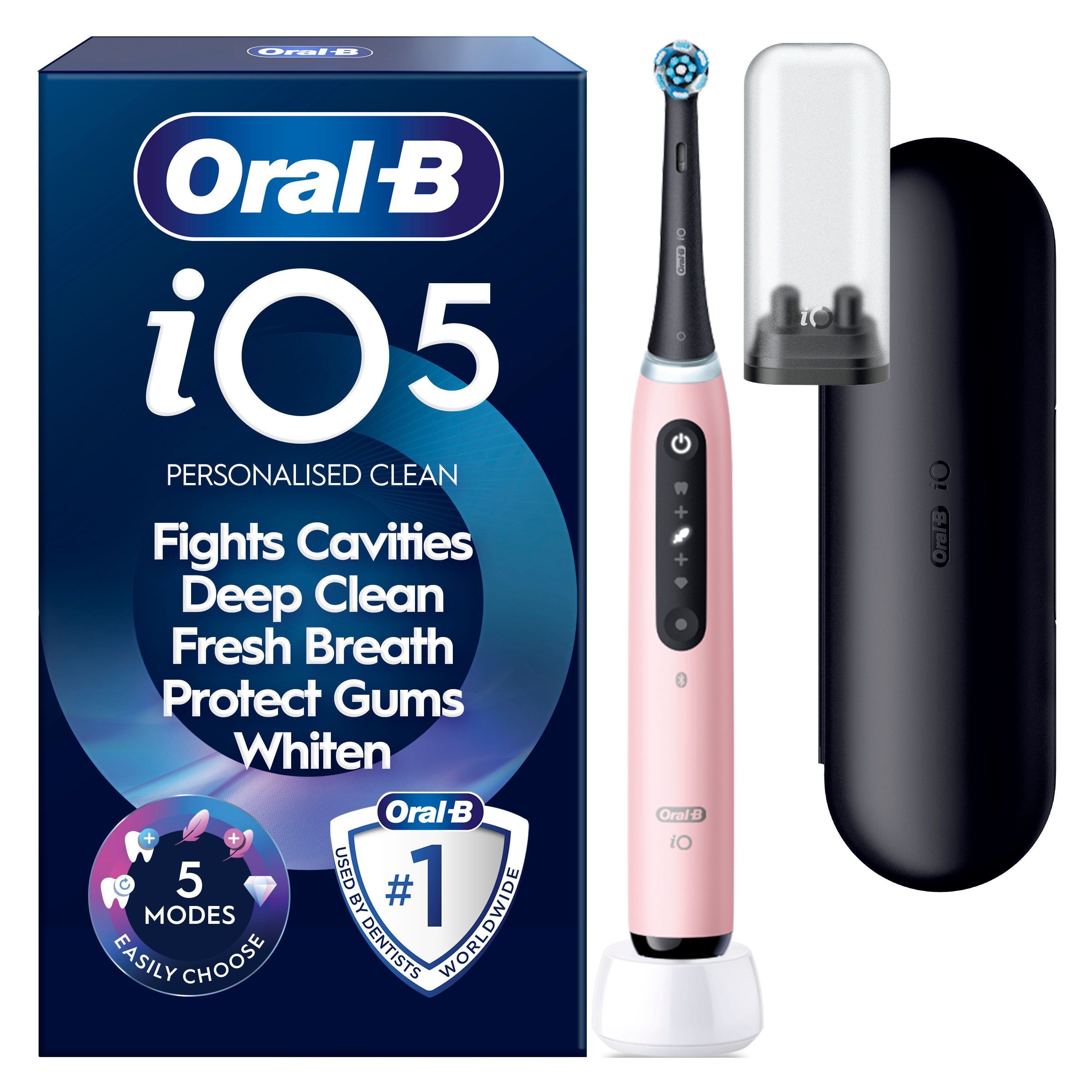 Oral-B Eltandbørste iO5 Blush Pink El Tandbørste 8006530068024