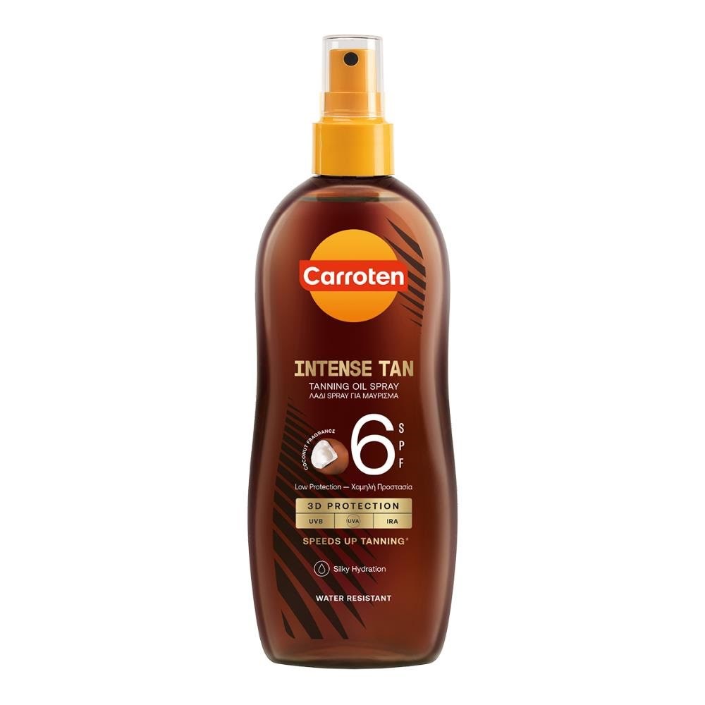 Carroten Intense Tan Oil SPF 6 - 200 ml Kropspleje 8571051962