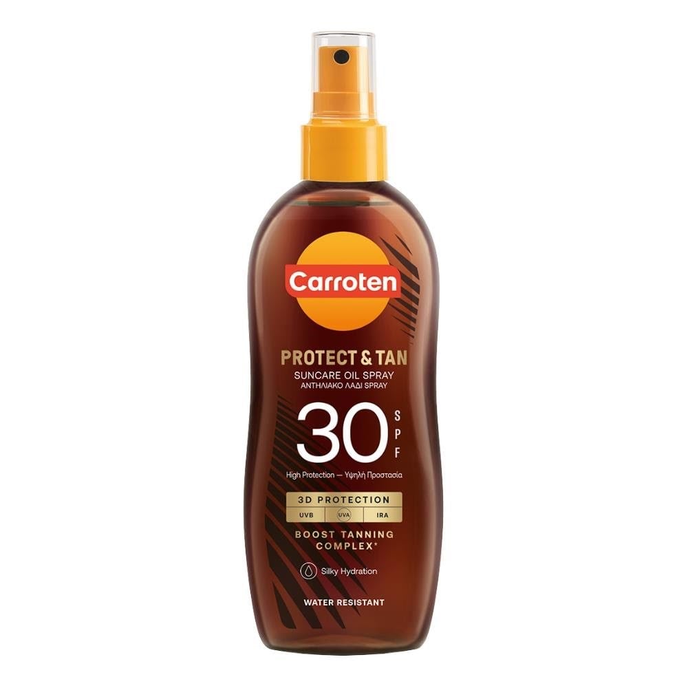 Carroten Protect & Tan Body Oil SPF 30 - 150 ml Kropspleje 8571051959