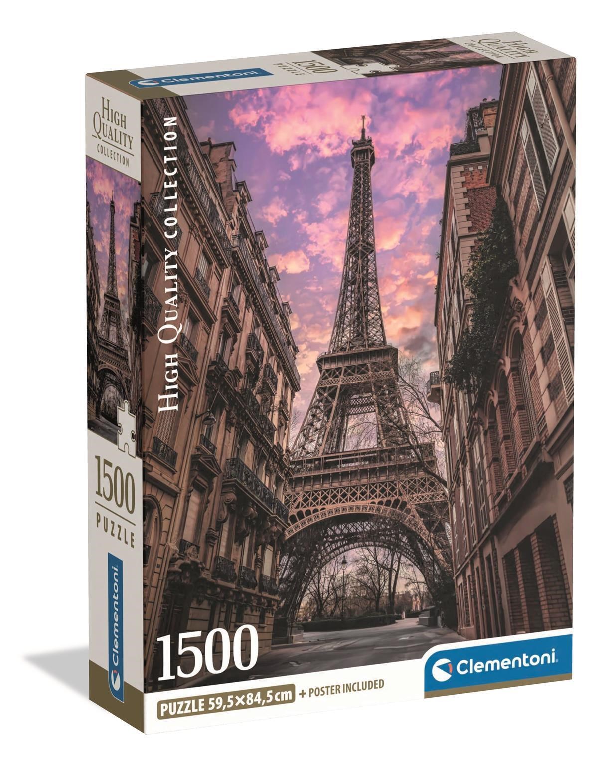 Clementoni Puzzle 1500 Pcs CB High Quality Collection Paris Awakens Puslespil 31755