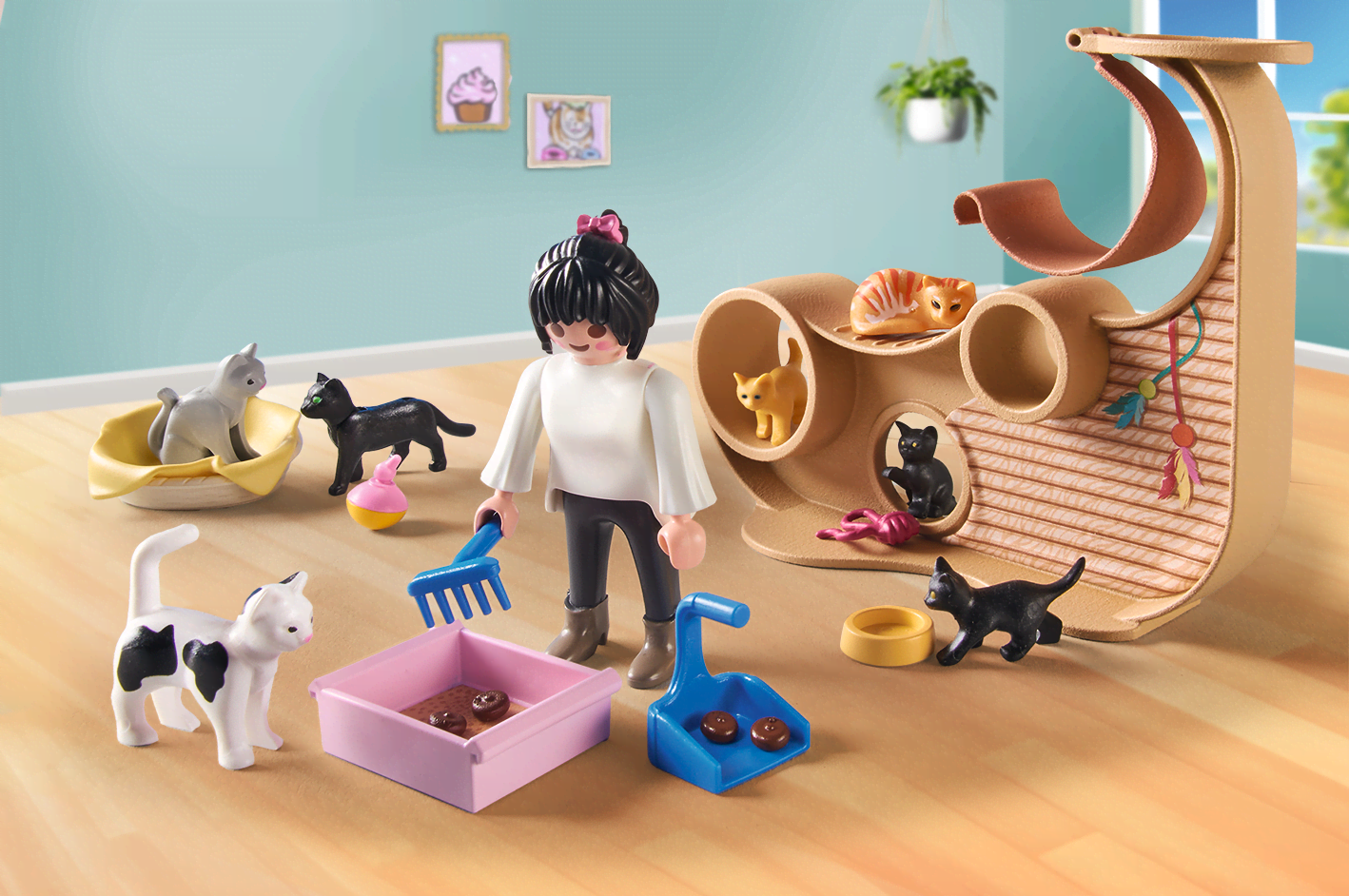 Playmobil My Life - Kattecafé Playmobil 71744