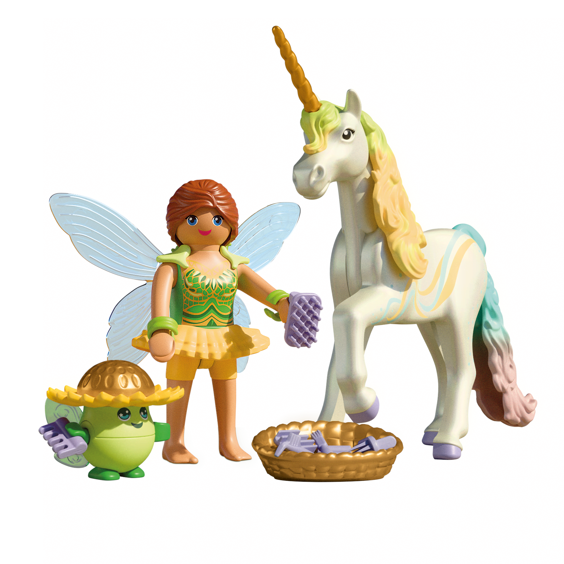 Playmobil Samlefigur enhjørning: Rainbow Flower med fe Figur 71840