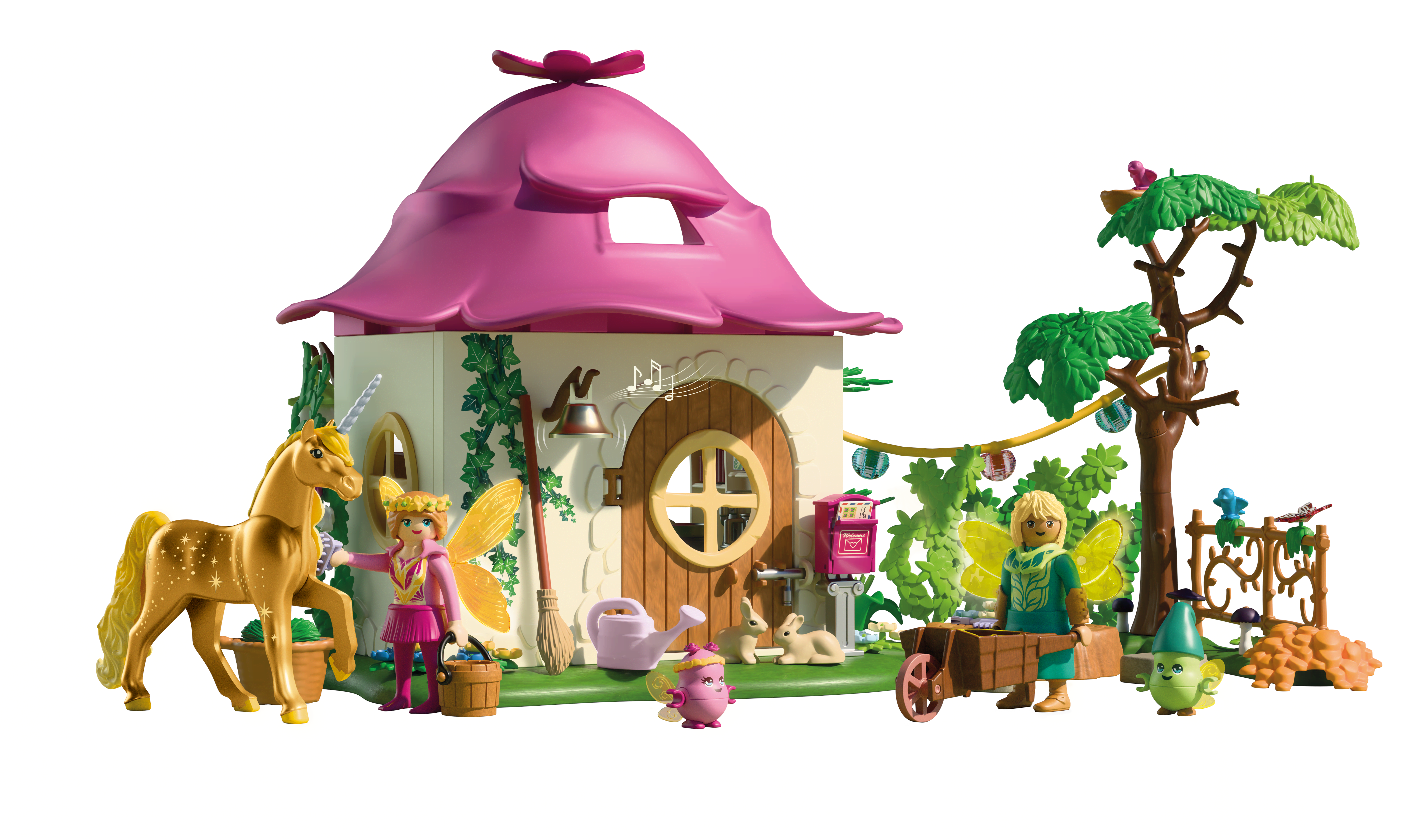 Playmobil Fairies - Hyggeligt fehjem med gylden enhjørning Playmobil 71838