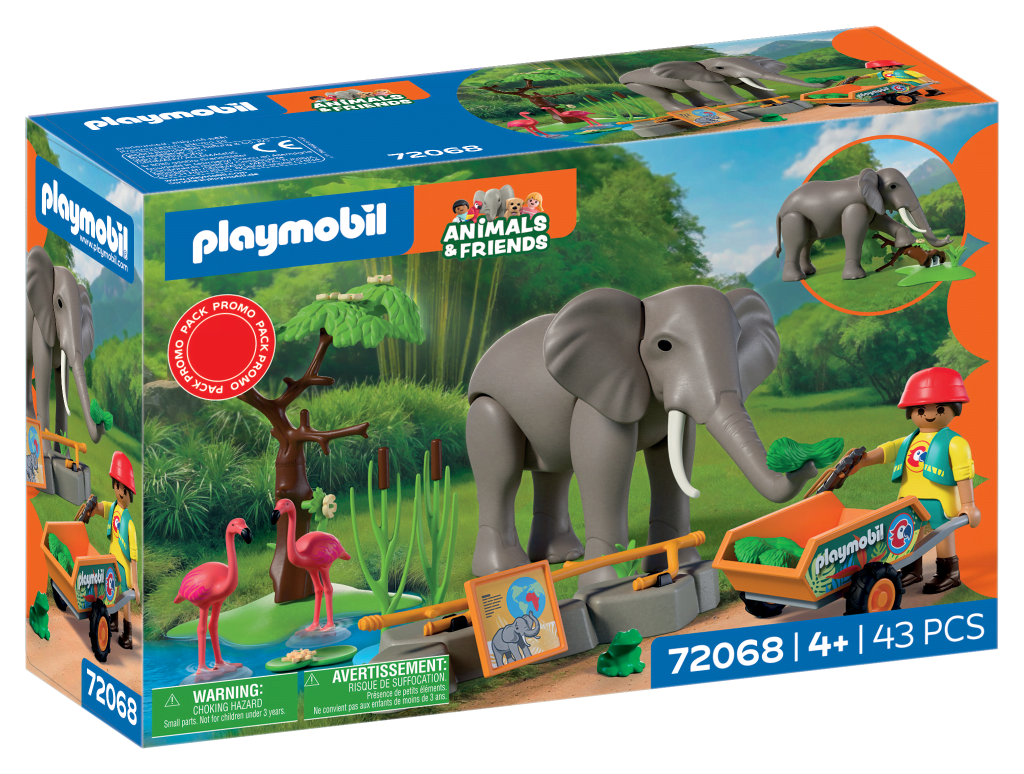 Playmobil Dyr & Venner - Elefant med dyrepasser Playmobil 72068
