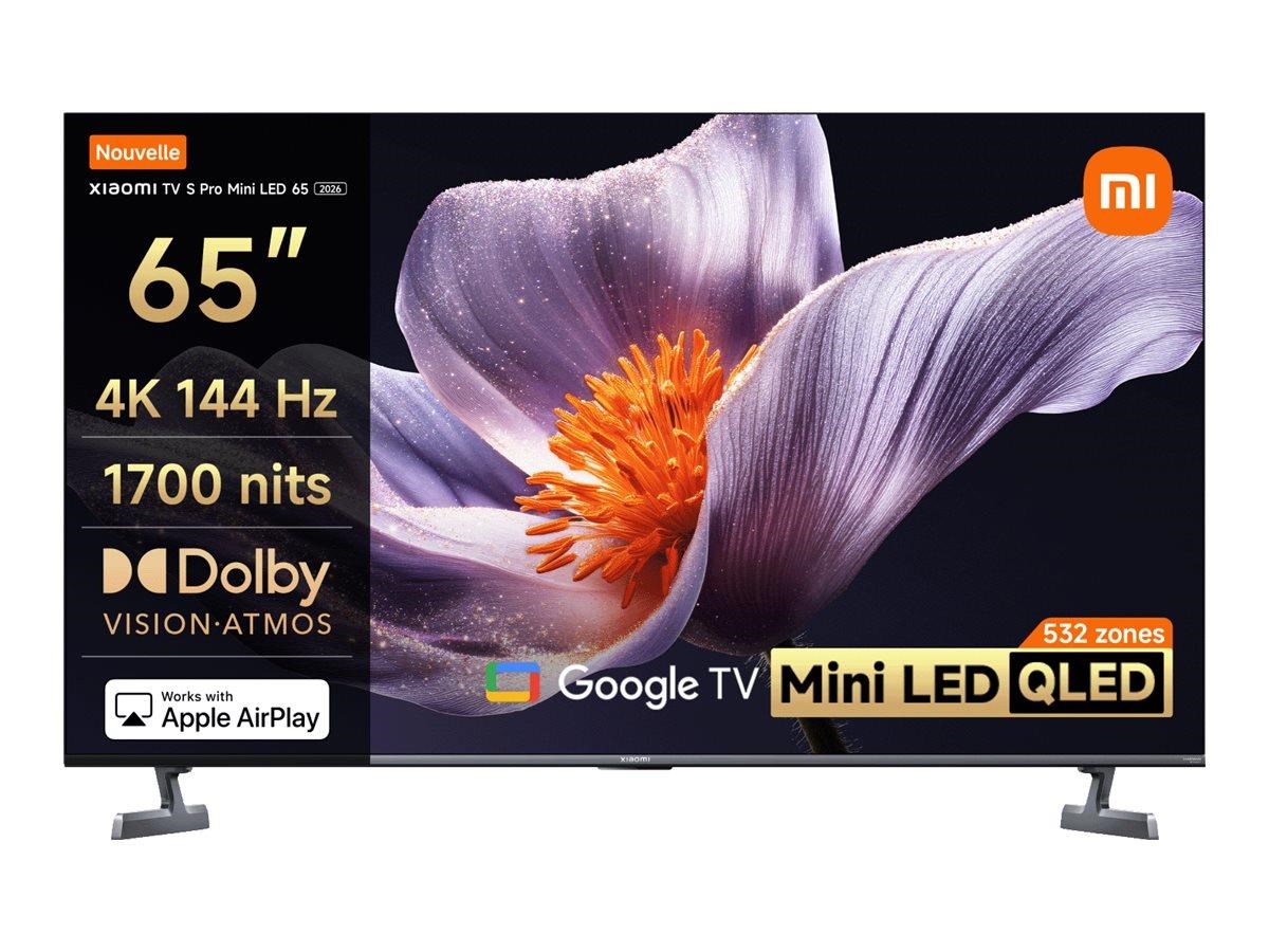 Xiaomi 65" Fladskærms TV LED 4K HDR 10+ TV S Pro Mini LED 65" Fjernsyn Grå ELA6318EU