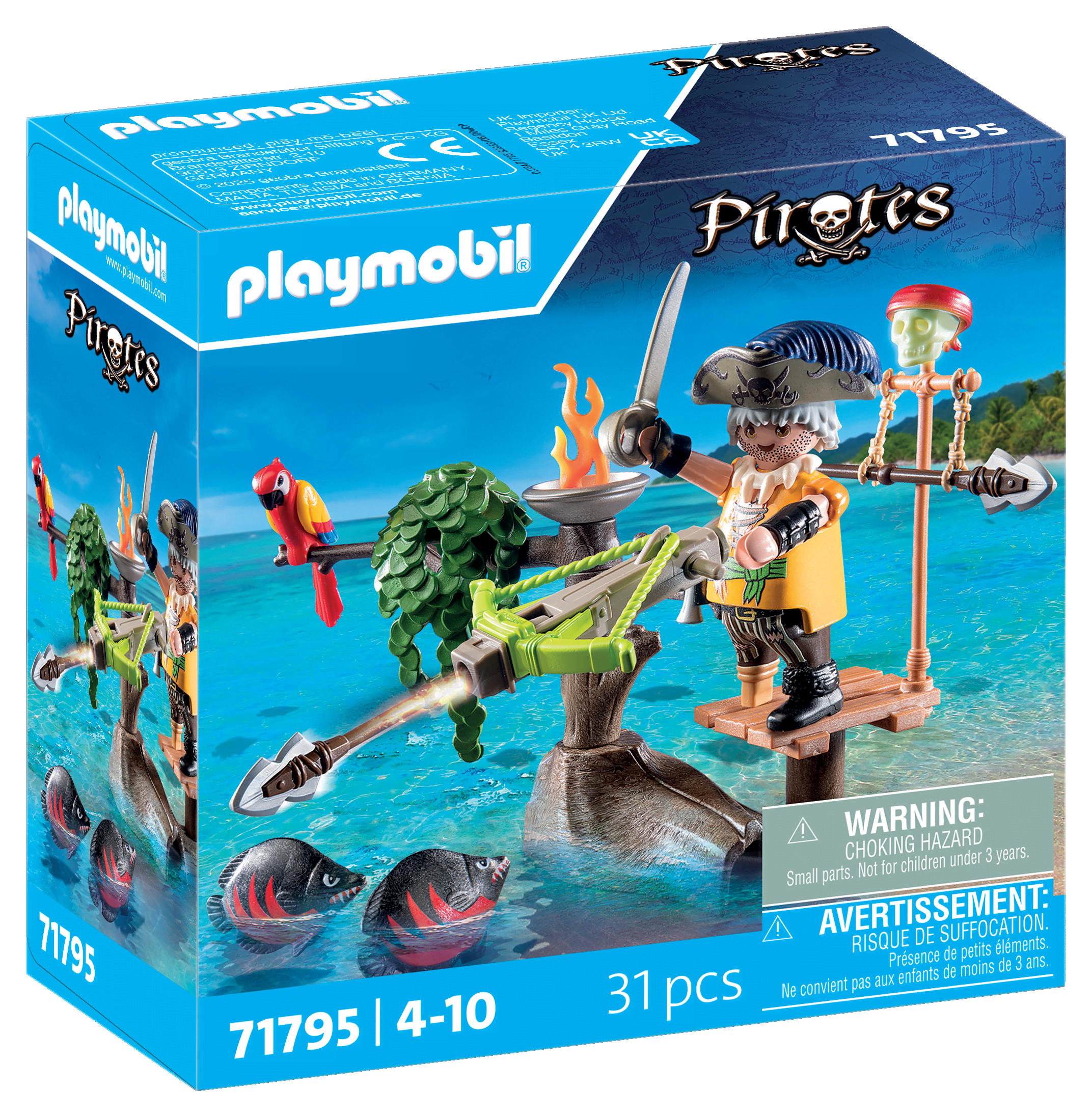 Playmobil Pirates - Pirat med ballista Playmobil 71795