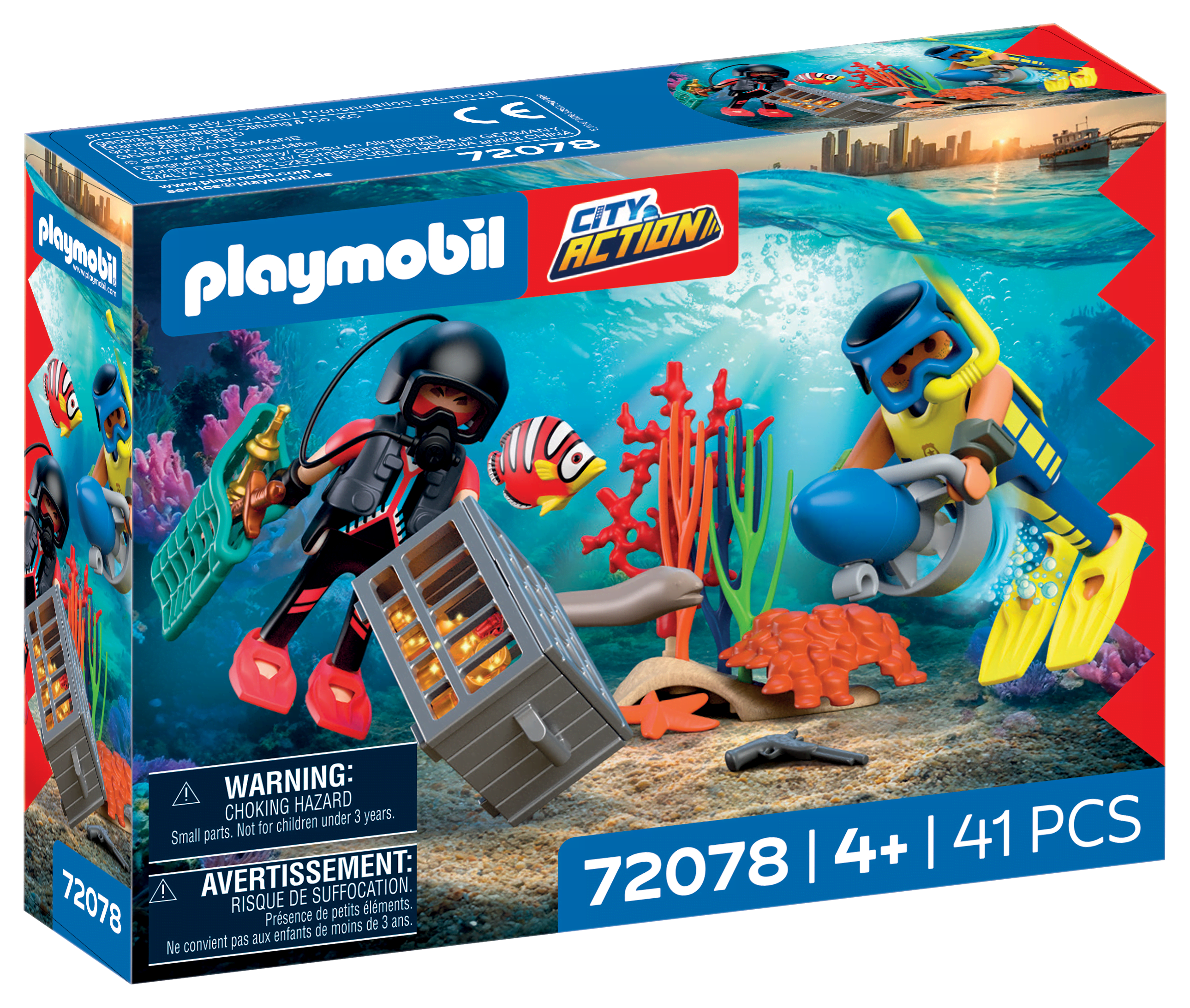 Playmobil City Action - Politidykker med skat Playmobil 72078