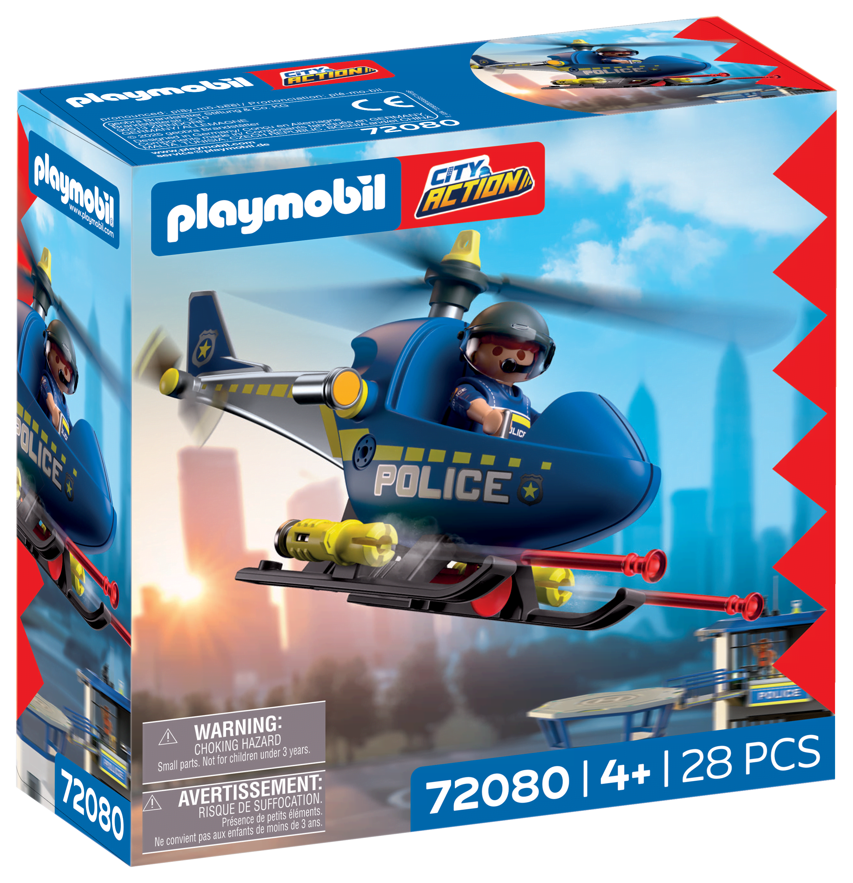 Playmobil City Action - Politihelikopter Playmobil 72080