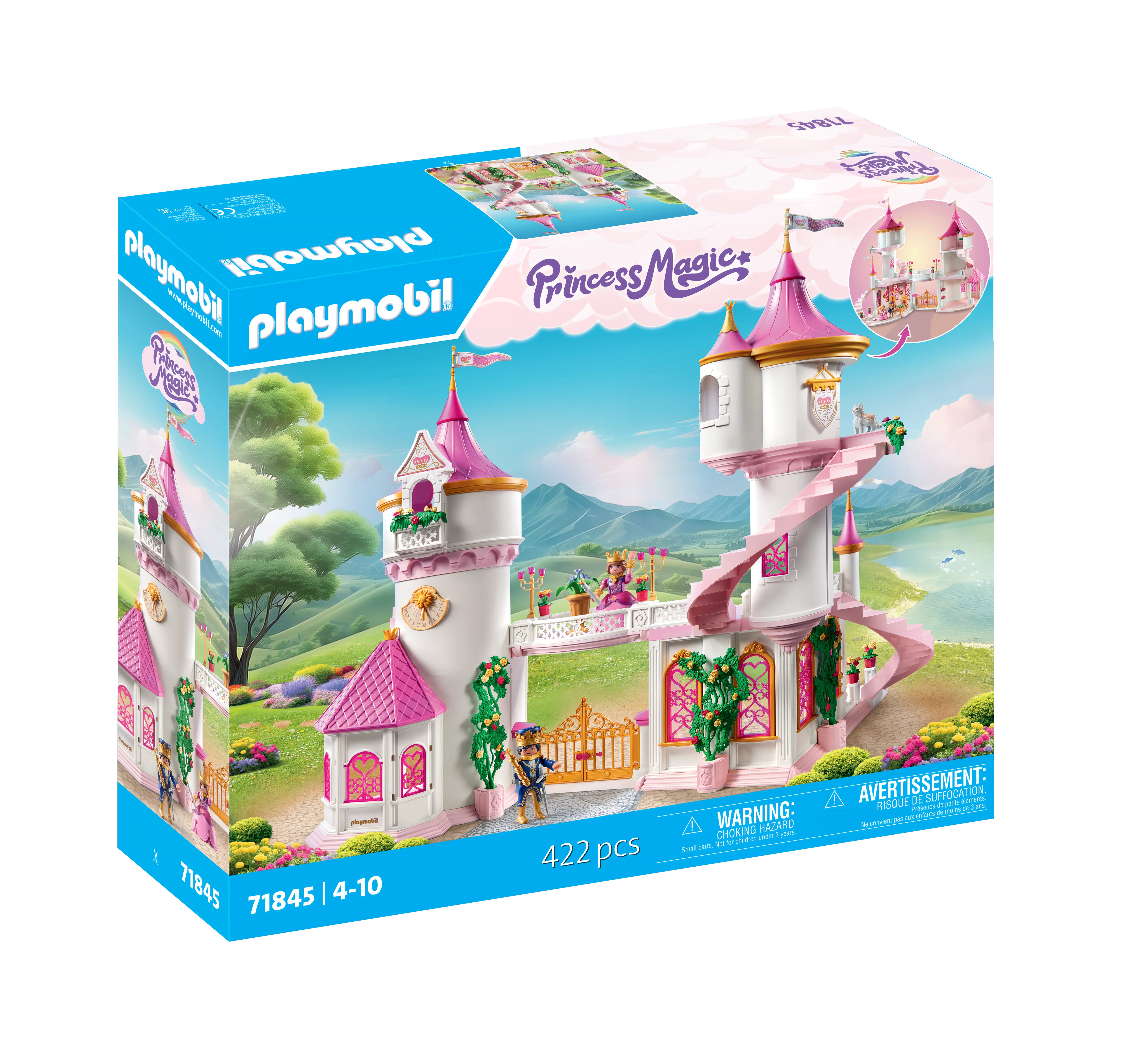 Playmobil Princess - Prinsesseslot med kongeligt par Playmobil 71845