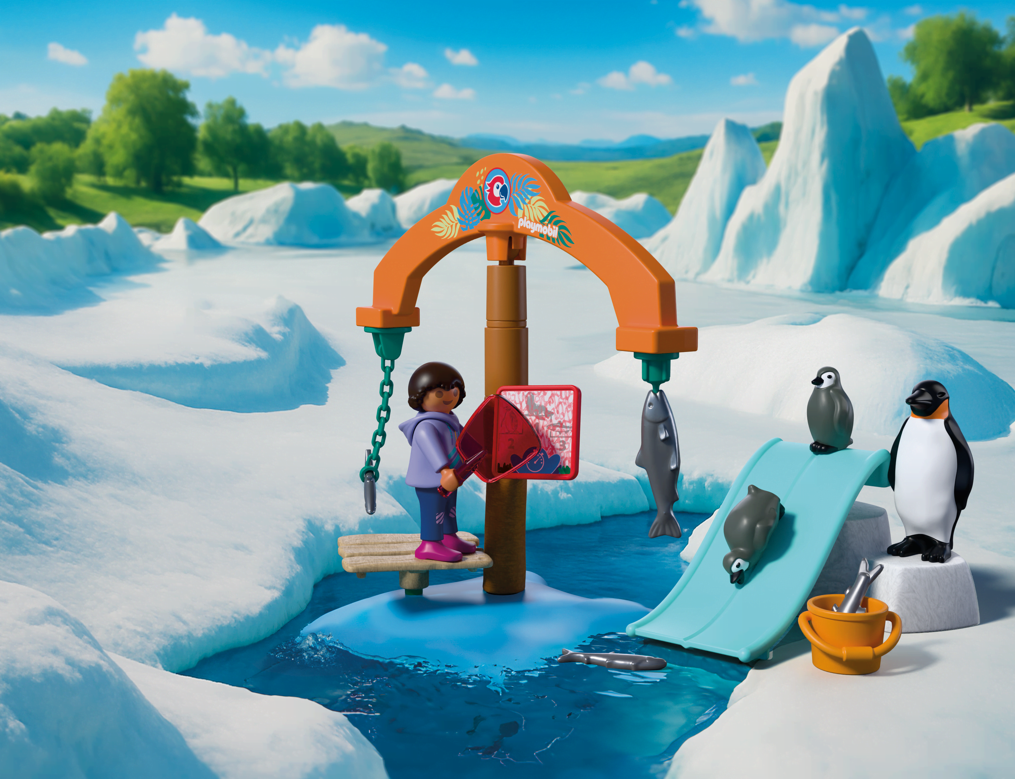 Playmobil Dyr & Venner - Zoo: Isekspedition Playmobil 72073