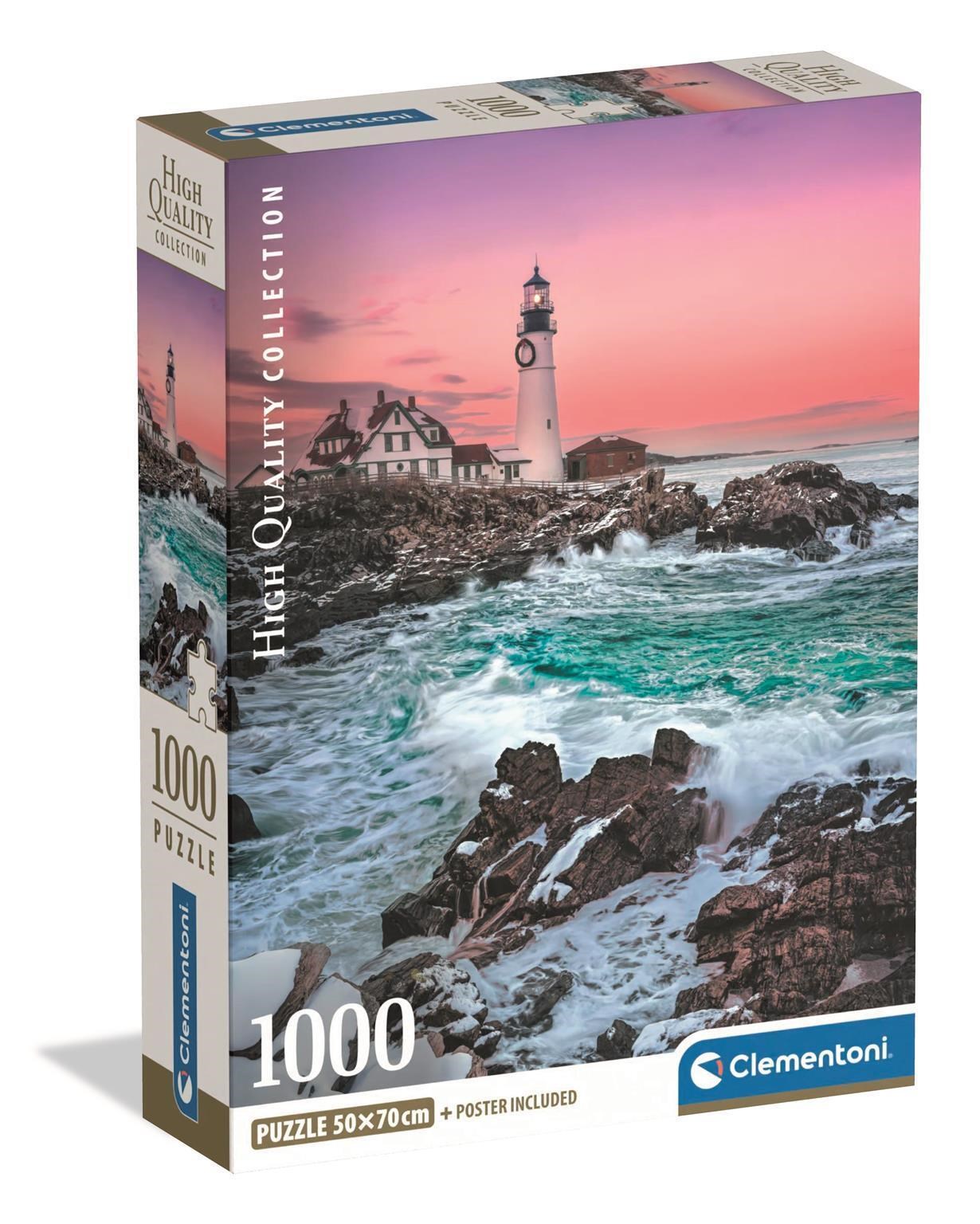 Clementoni Puzzle 1000 Pcs CB Portland Head Puslespil 37112