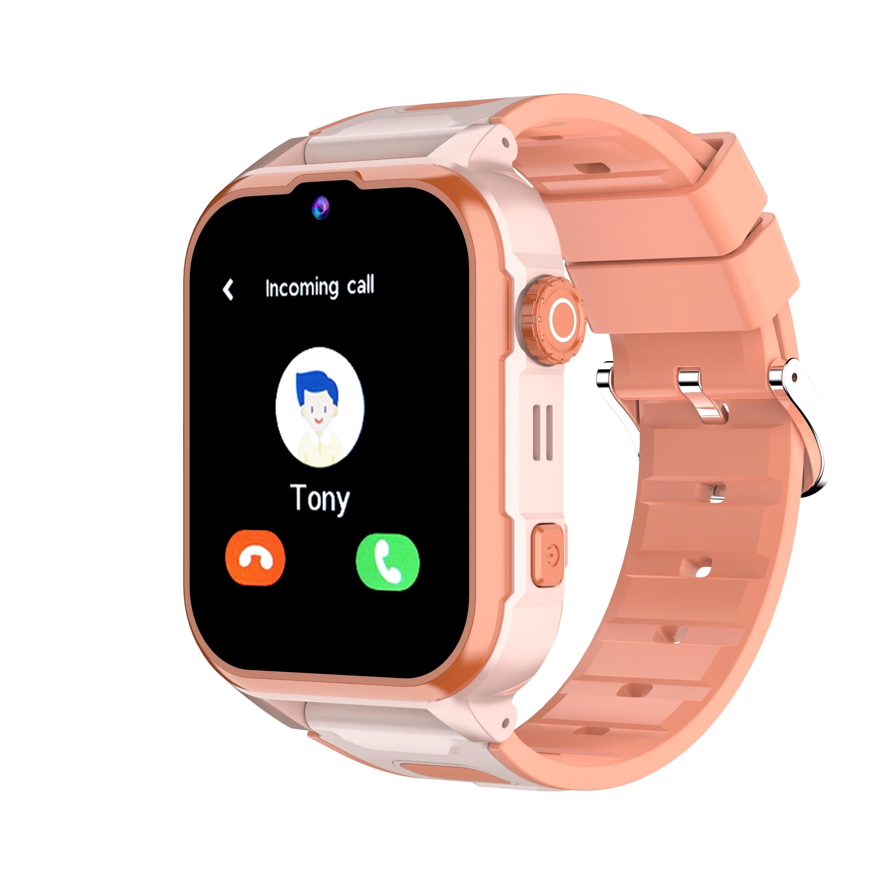 DENVER SWGL-149OR - Kids Smart Watch with 4G GPS & camera Smartwatch Rose