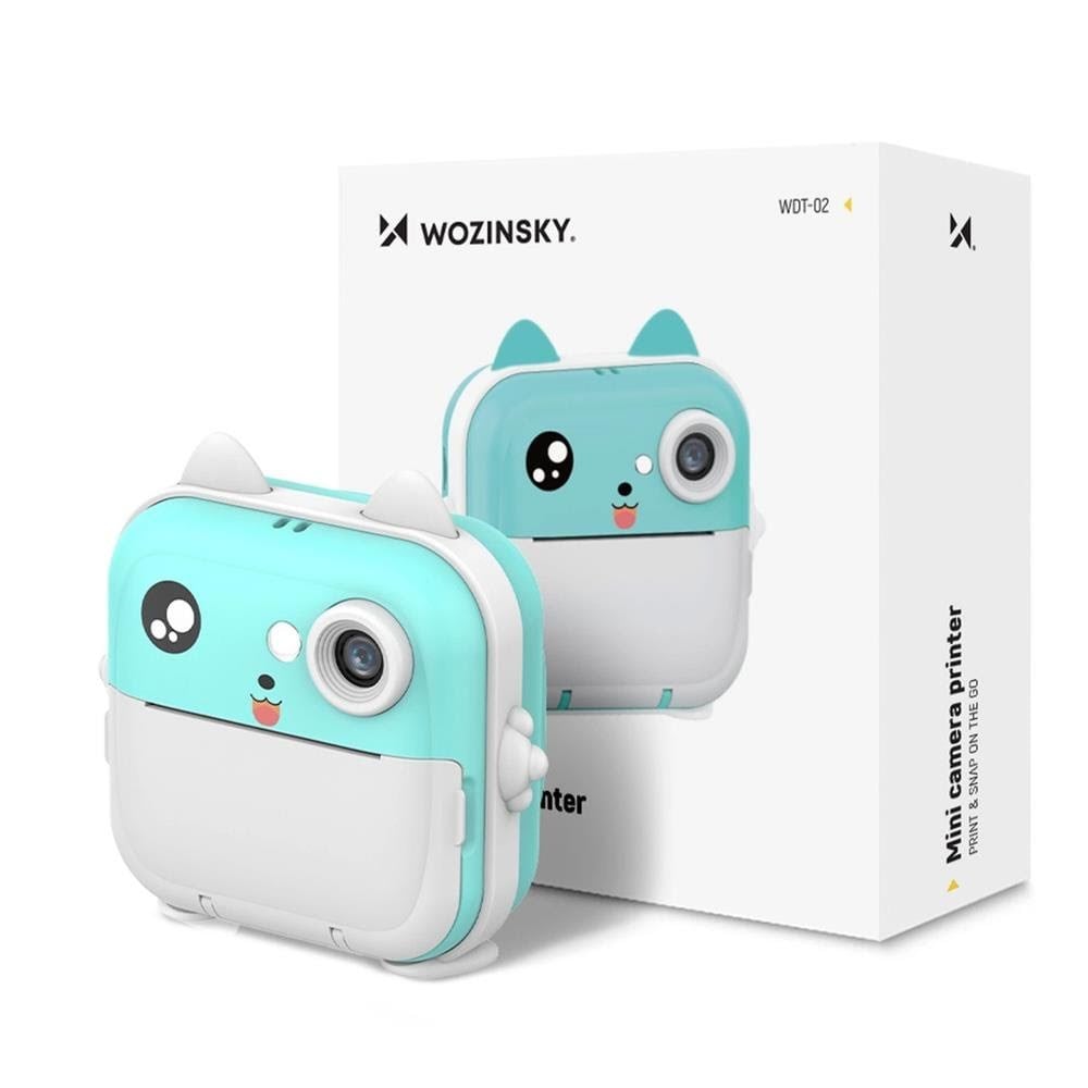 Wozinsky WDT-02 Thermal Printer Camera for Kids - Blue Kamera Blå 5907769384004