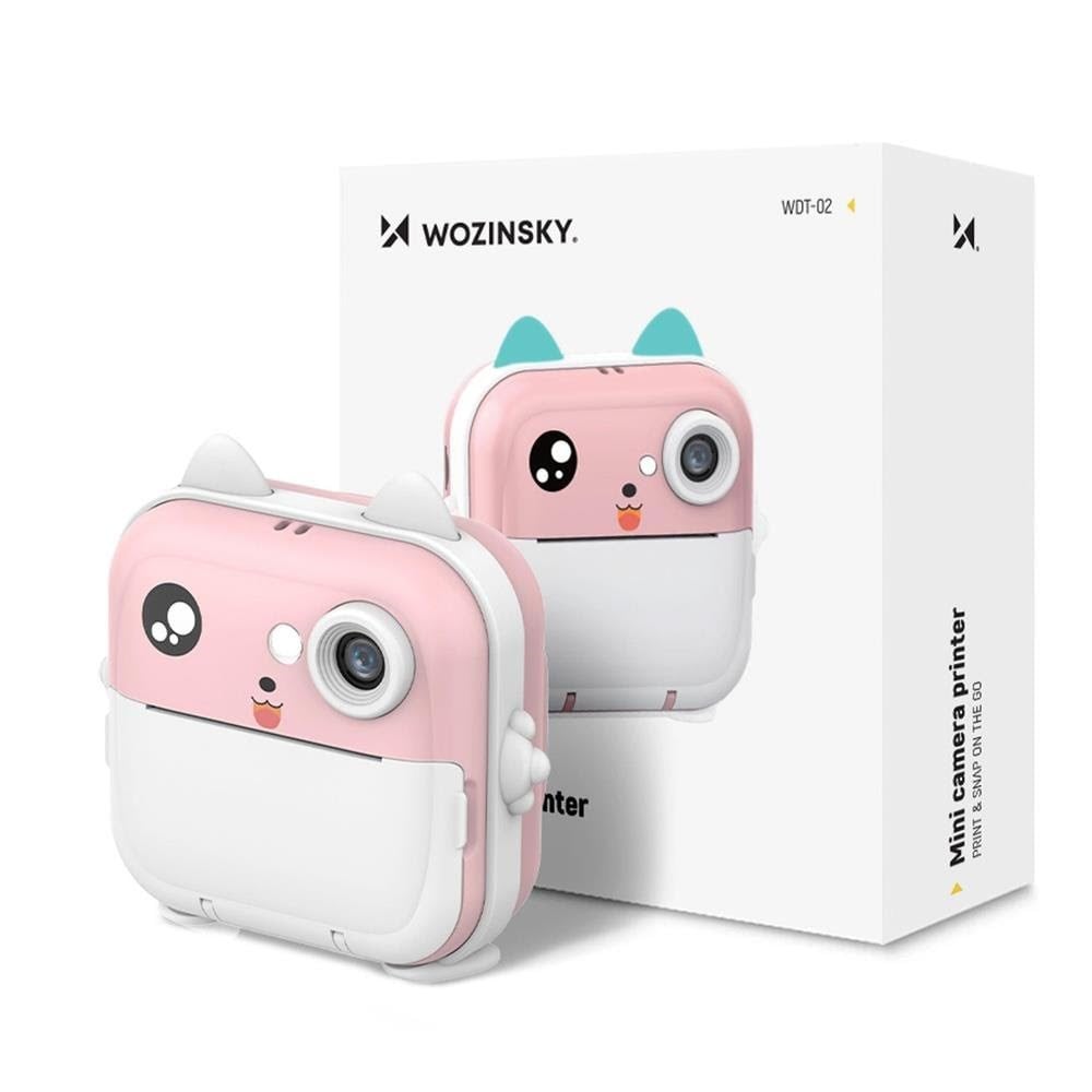 Wozinsky WDT-01 Thermal Printer Camera for Kids - Pink Kamera 5907769384011
