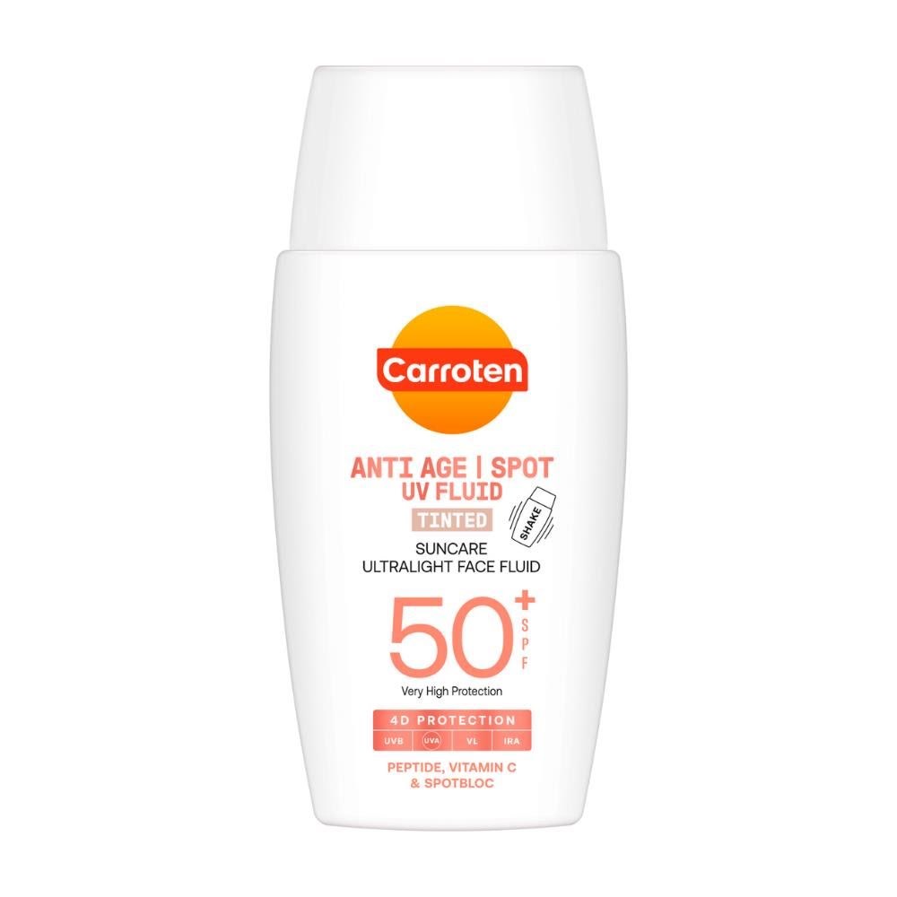 Carroten Antiage & Antispot Face Fluid SPF 50+ - 50 ml Kropspleje 8571060617