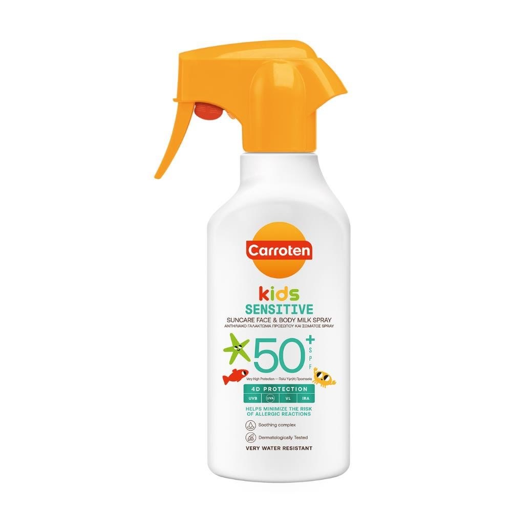 Carroten Kids Sensitive Milk Trigger SPF 50+ - 270 ml Kropspleje 8571051981