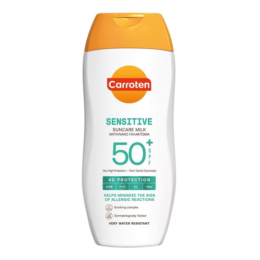 Carroten Sensitive Milk SPF 50+ - 200 ml Kropspleje 8571051971