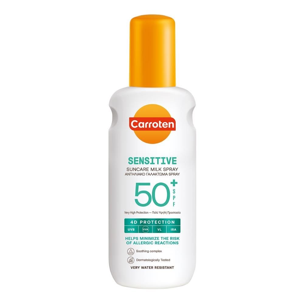 Carroten Sensitive Milk Spray SPF 50+ - 200 ml Kropspleje 8571051975