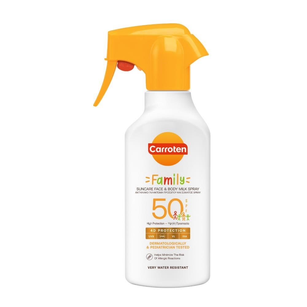 Carroten Family Face & Body Milk Trigger SPF 50 - 270 ml Kropspleje 8571051978