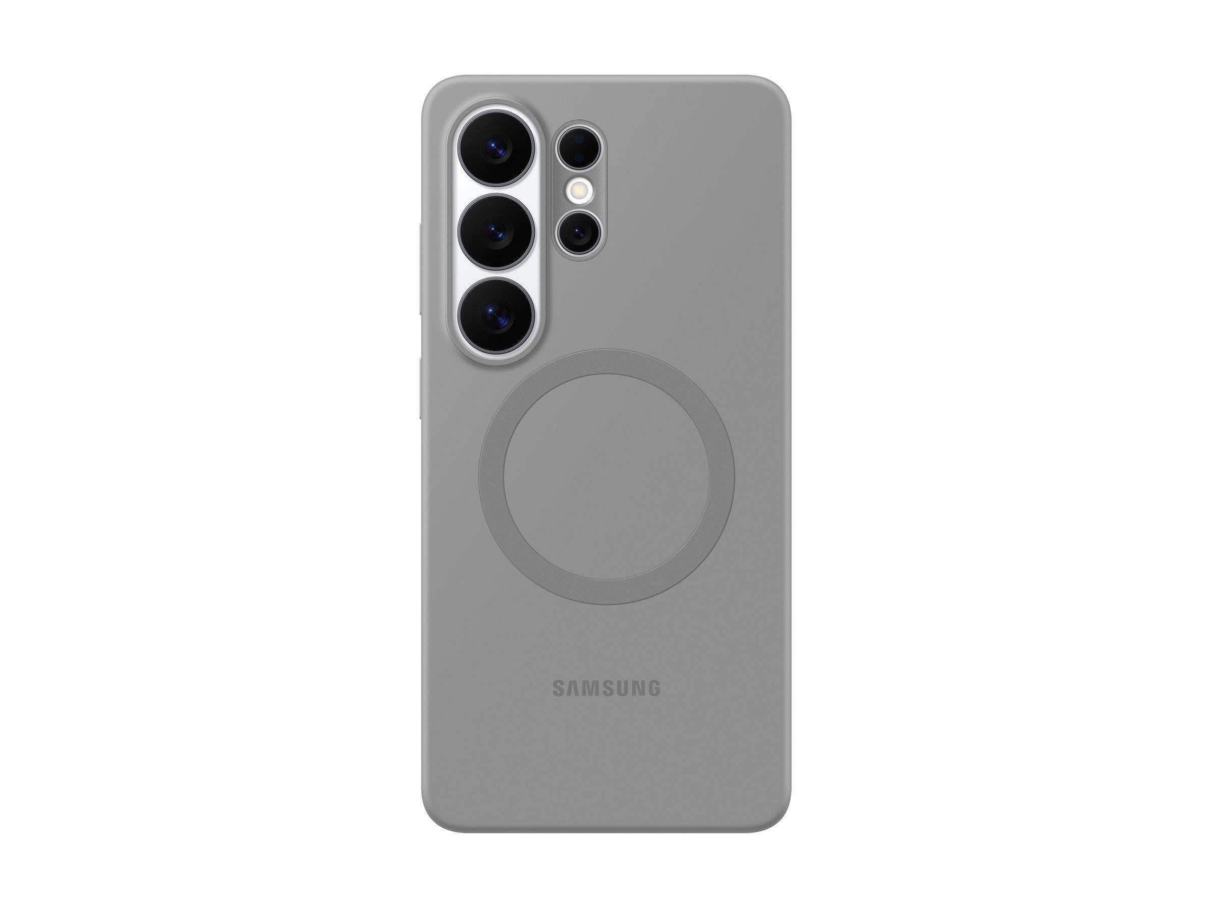 Samsung Galaxy S26 Ultra Silicone Magnet Case - Grey Mobilcover EF-ES948CJEGWW